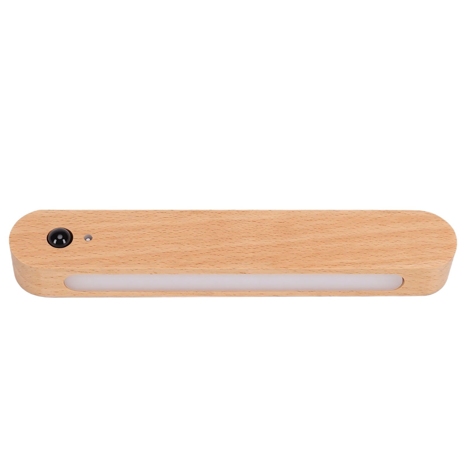 Motion Sensor Light Wooden Wall Mounted Rechargeable Portable LED Night Light view 4