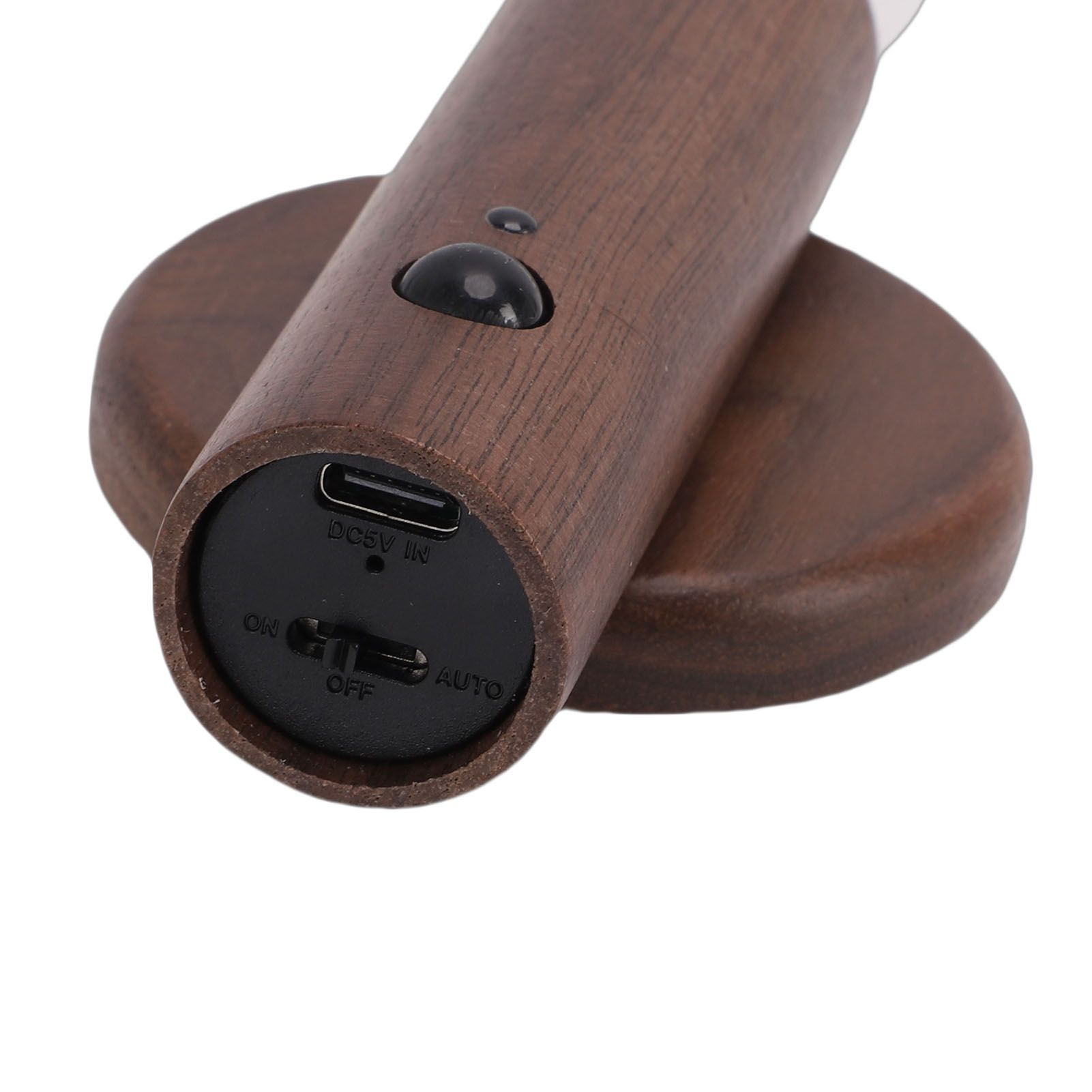 Wooden Motion Sensor Light Indoor Rechargeable LED Battery Operated Wall view 5