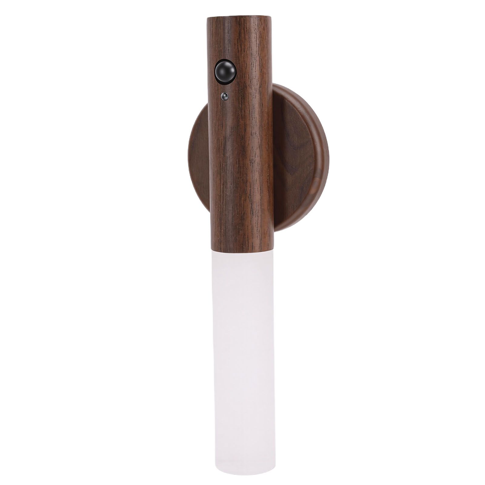 Wooden Motion Sensor Light Indoor Rechargeable LED Battery Operated Wall view 6