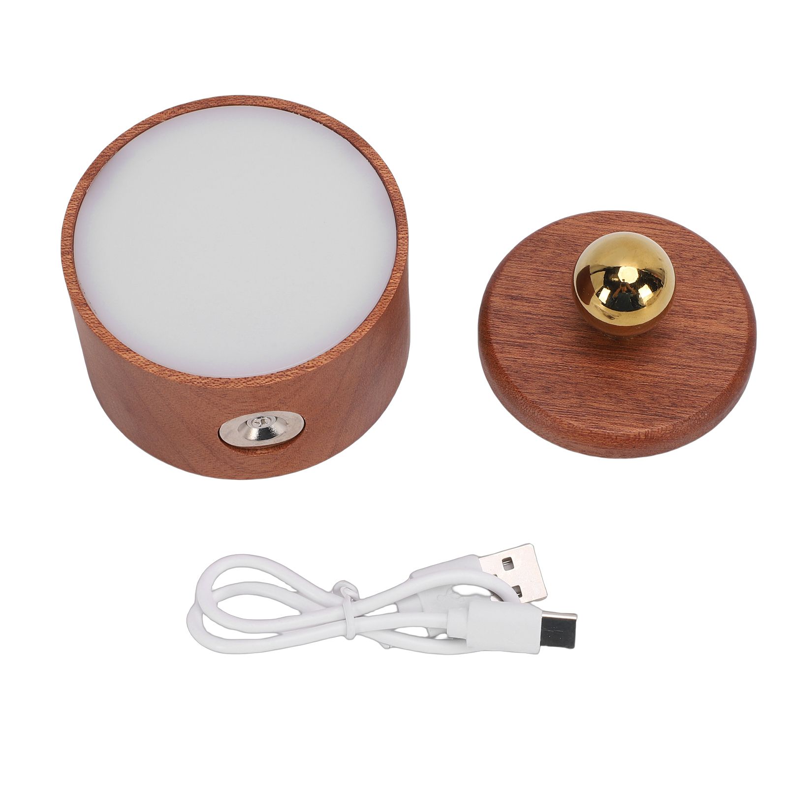 Wall Light LED Solid Wood Rechargeable Magnetic Eye Caring Dimmable Wall Touch view 3