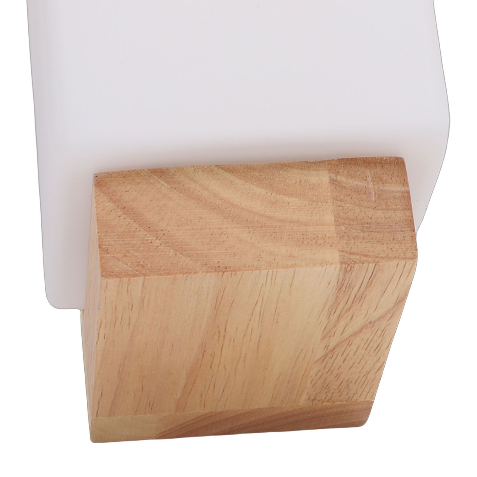 Wood Wall Lamp LED Japanese Style Dimmable Wall Sconce for Hallway Balcony view 2