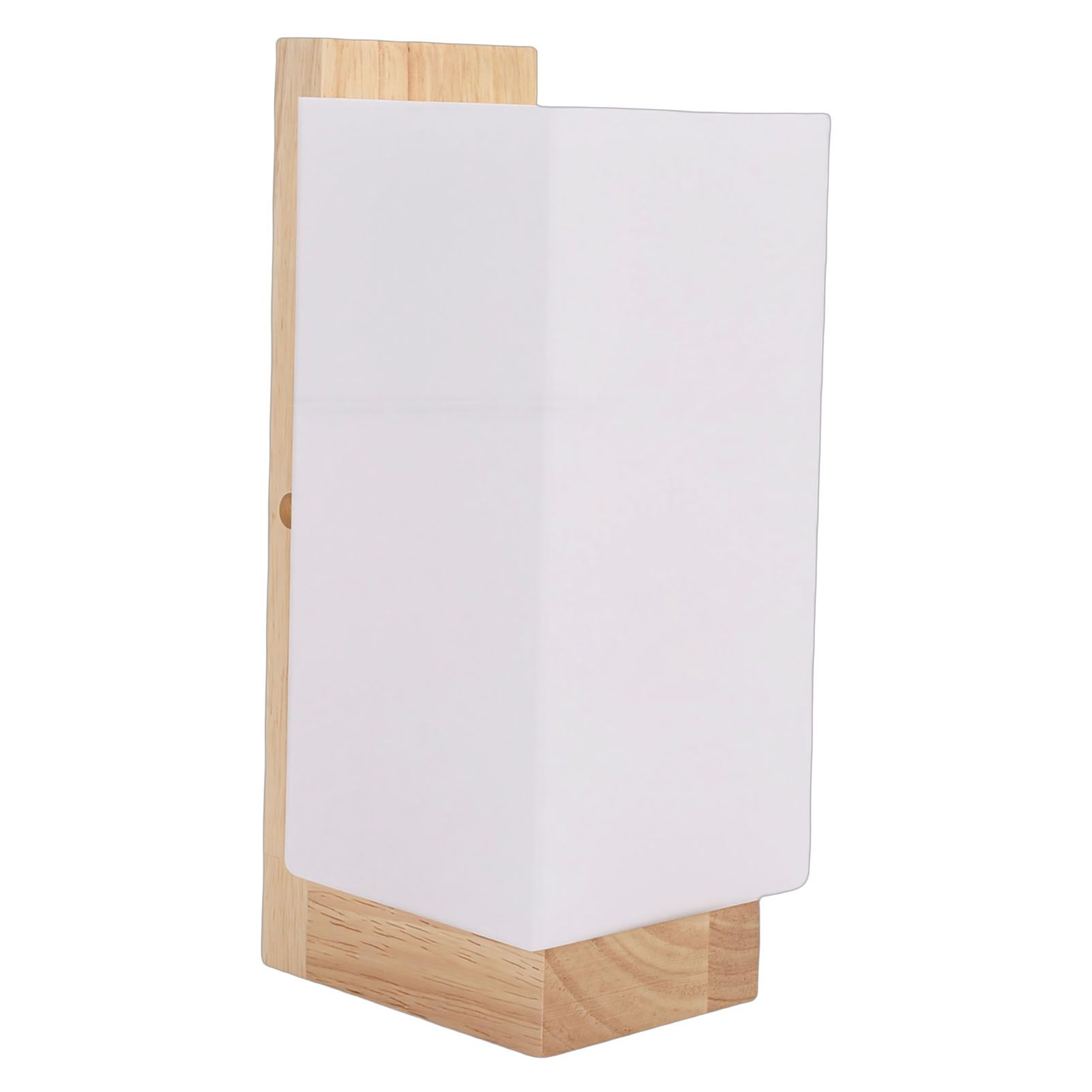Wood Wall Lamp LED Japanese Style Dimmable Wall Sconce for Hallway Balcony view 4