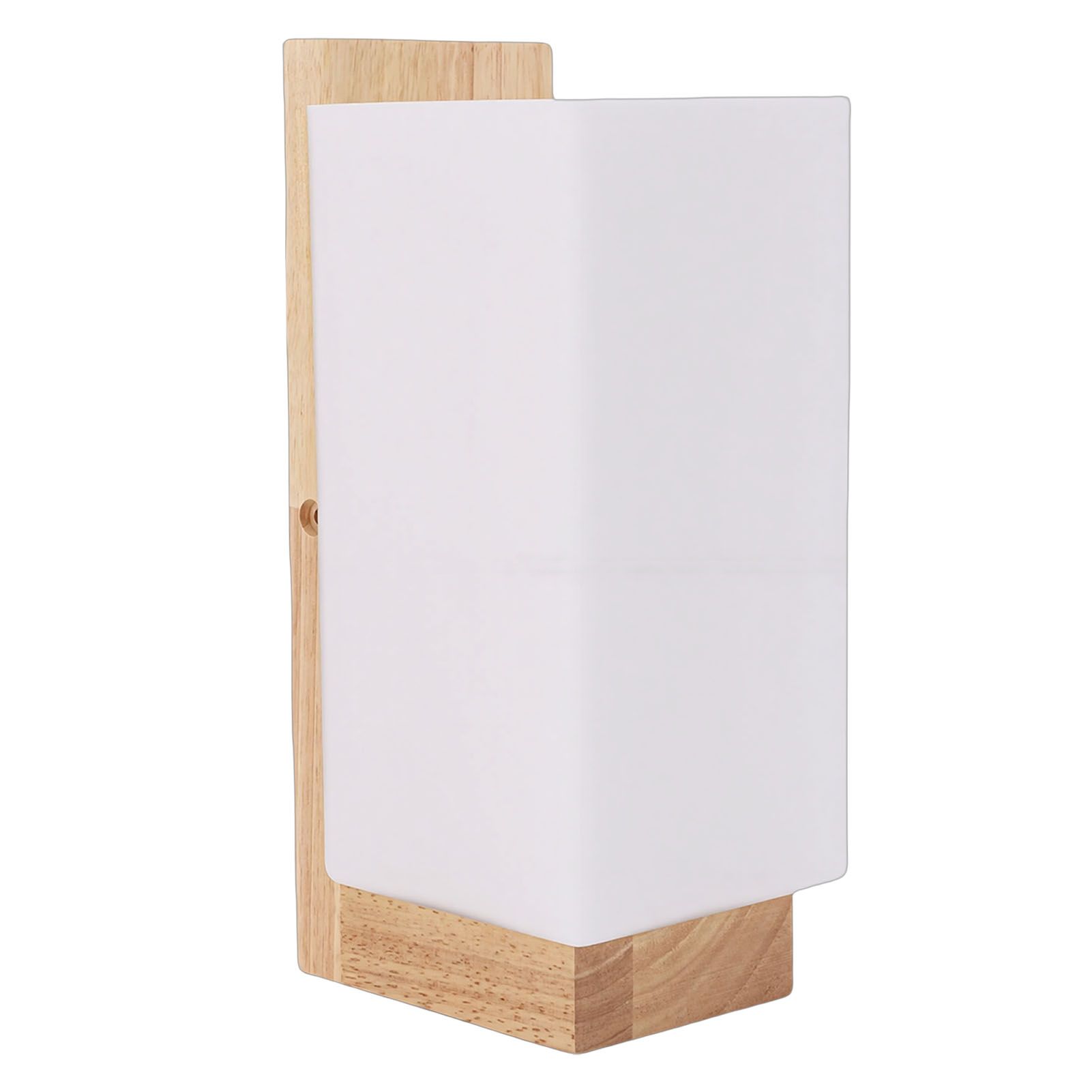 Wood Wall Lamp LED Japanese Style Dimmable Wall Sconce for Hallway Balcony view 6