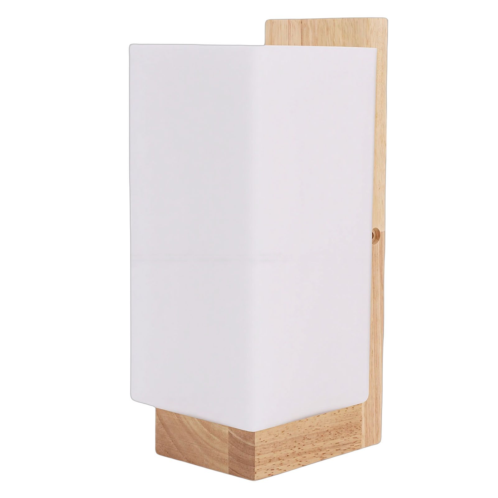 Wood Wall Lamp LED Japanese Style Dimmable Wall Sconce for Hallway Balcony view 8