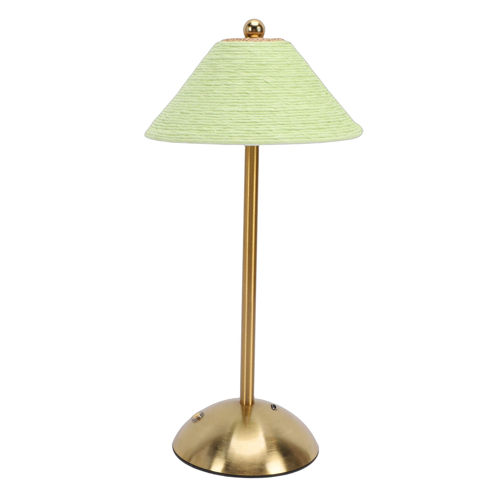 Table Lamp 3 Colors Cordless Handwoven Paper Rope Lampshade Bedside Table Lamp view 11
