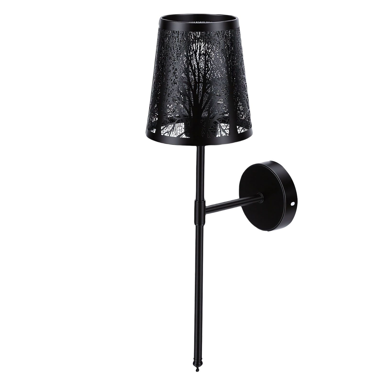 Wall Sconce Rechargeable Dimmable RGB Wall Light Hollow Out Bedside Light with
