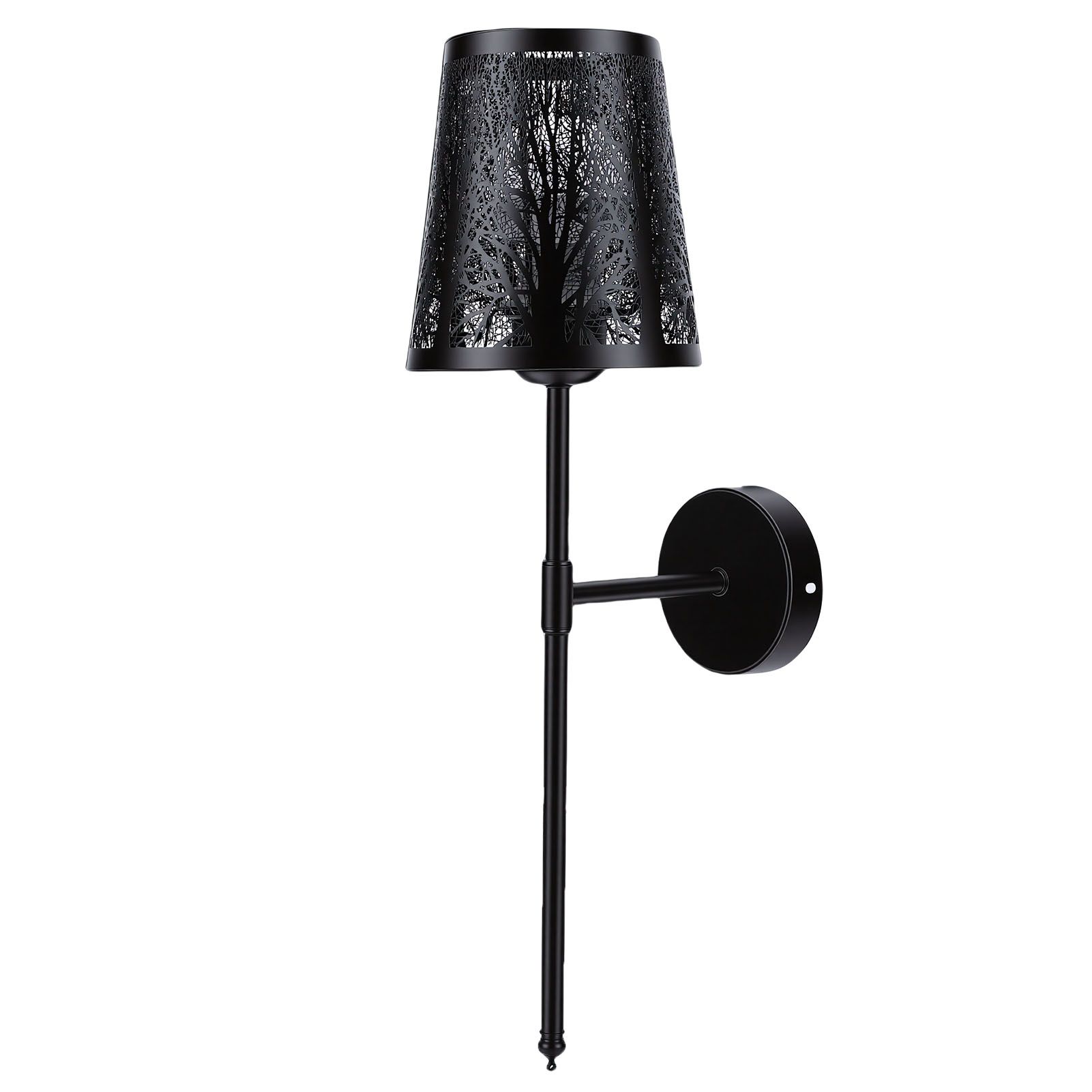 Wall Sconce Rechargeable Dimmable RGB Wall Light Hollow Out Bedside Light with view 6