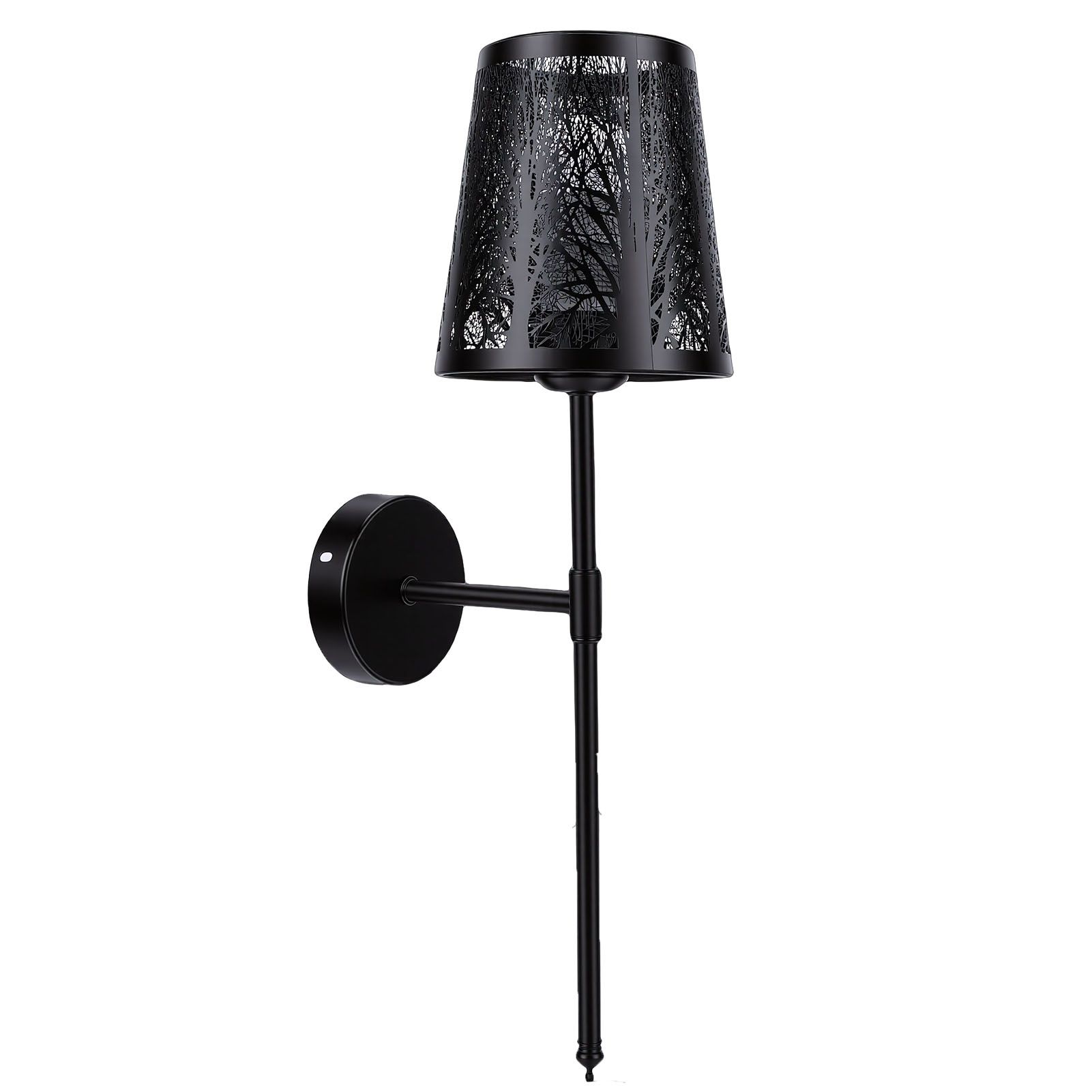 Wall Sconce Rechargeable Dimmable RGB Wall Light Hollow Out Bedside Light with view 8