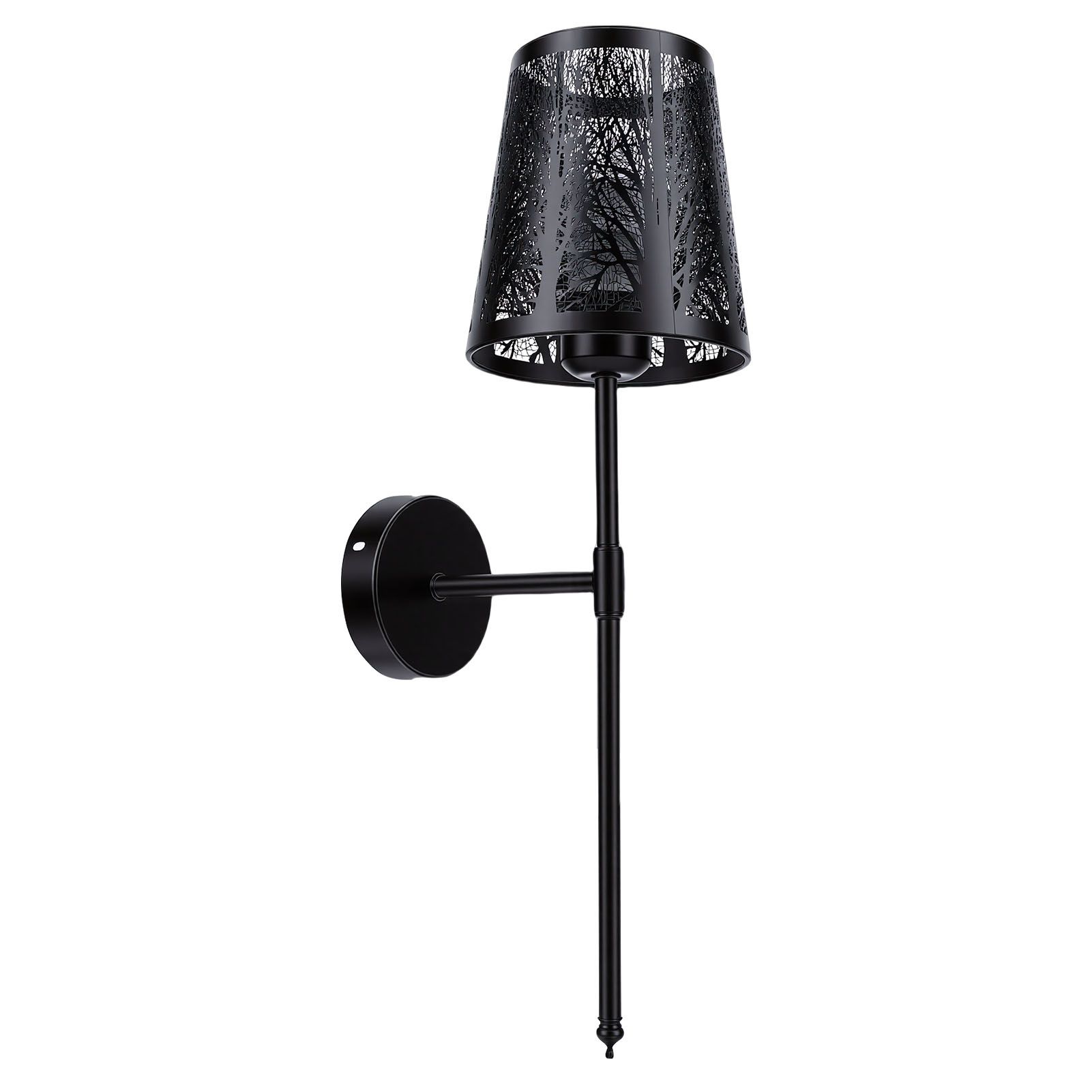 Wall Sconce Rechargeable Dimmable RGB Wall Light Hollow Out Bedside Light with view 9