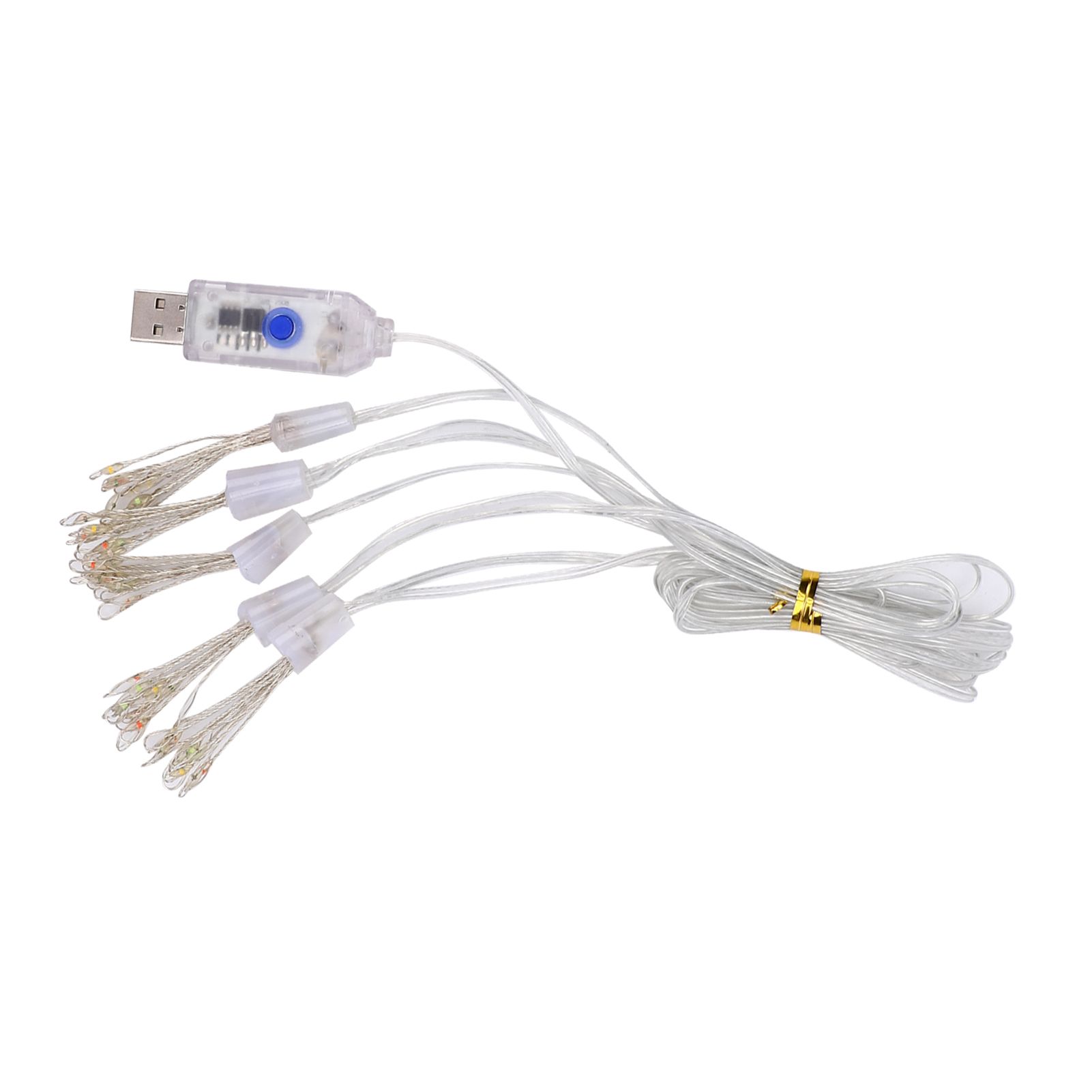 LED Fairy Lights with Remote Control USB Powered Flexible Copper String Lights view 6