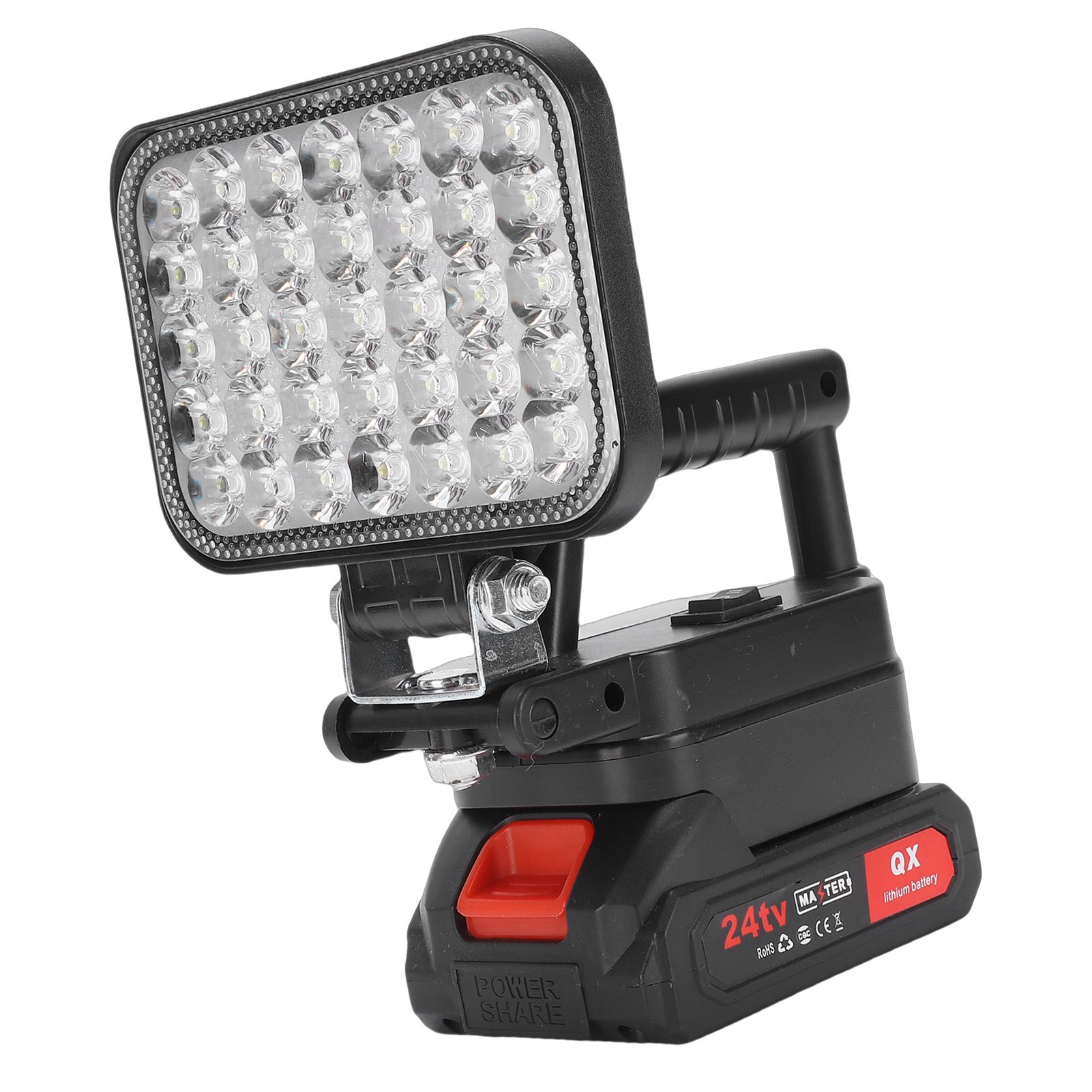 LED Work Light Battery Powered Handheld Flashlight with Dual USB Ports view 8