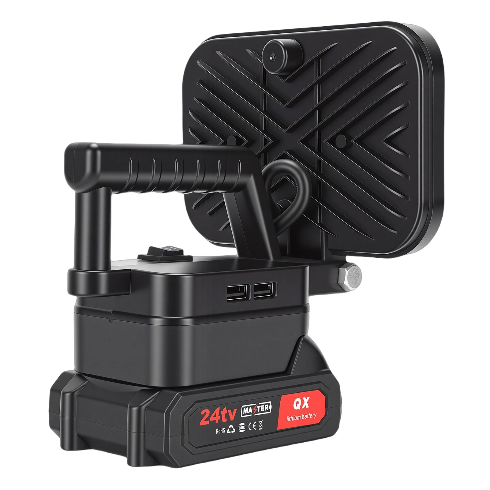LED Work Light Battery Powered Handheld Flashlight with Dual USB Ports view 10