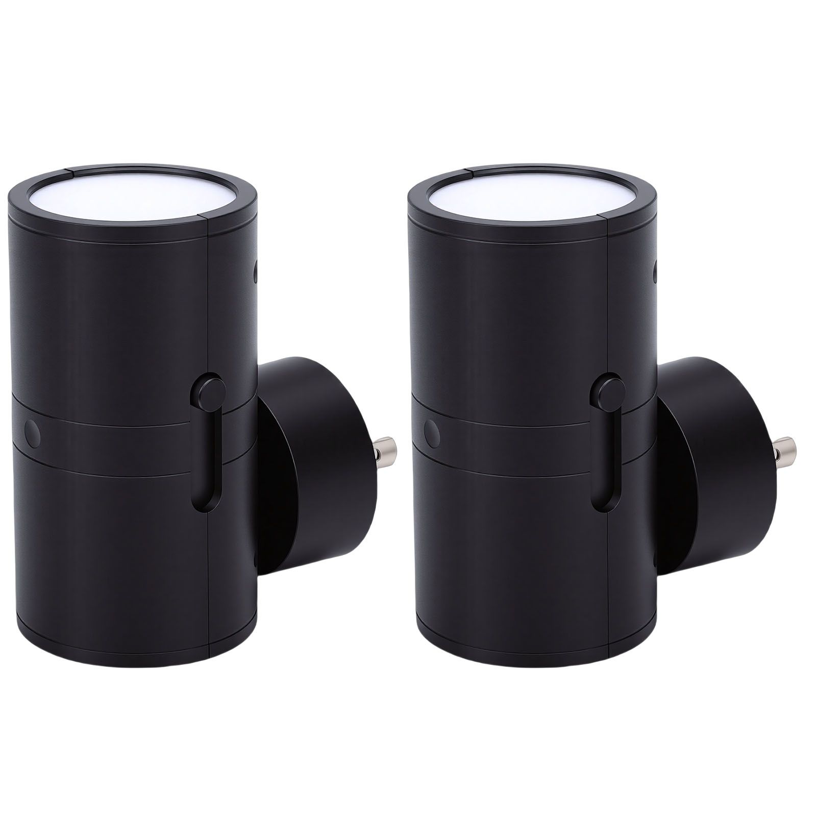 2 Pcs LED Night Light Plug In 3 Color Dusk To Dawn Sensor Wall Outlet Light view 6
