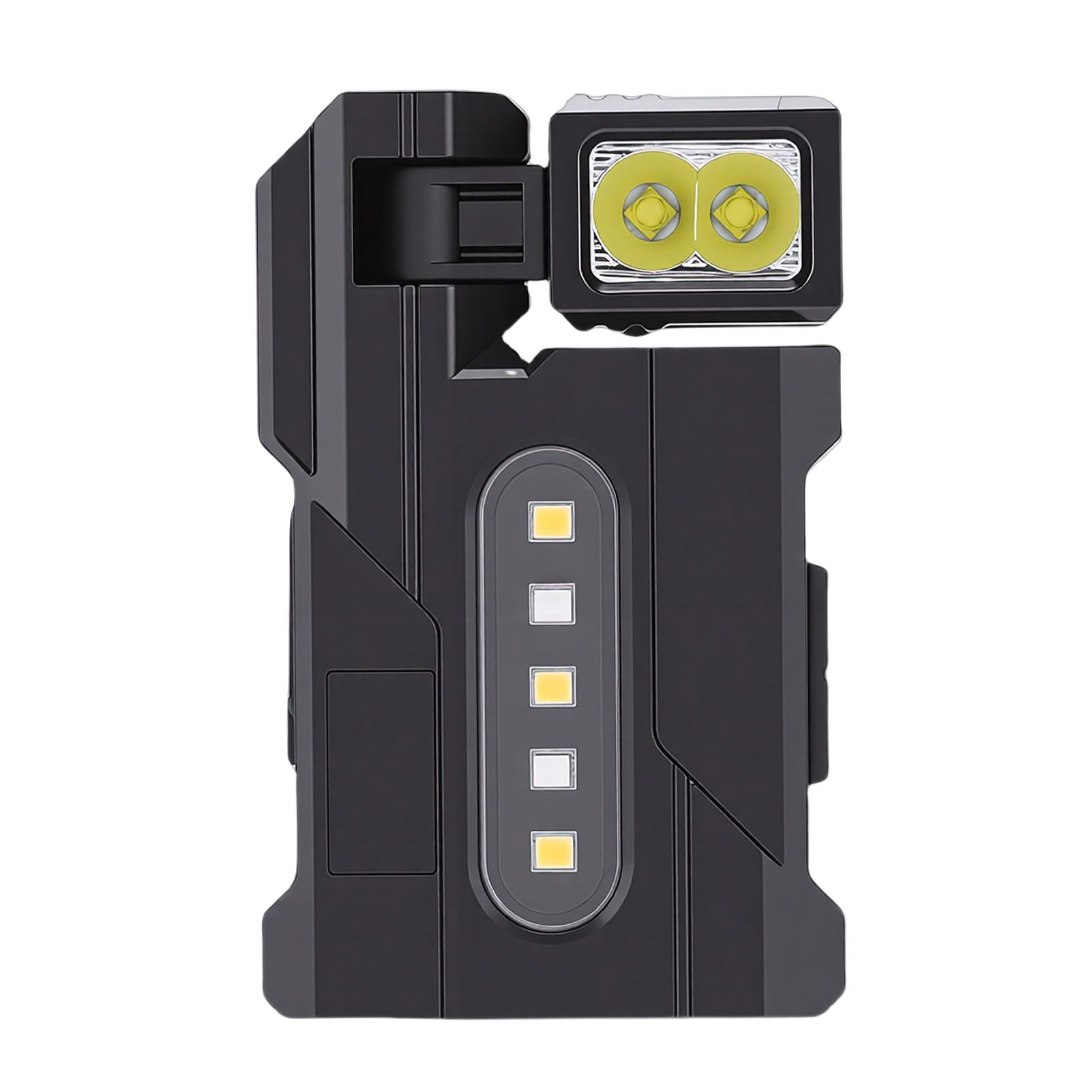 Rechargeable EDC Flashlight 1200mAh Portable Flat Pocket Flashlight Magnetic