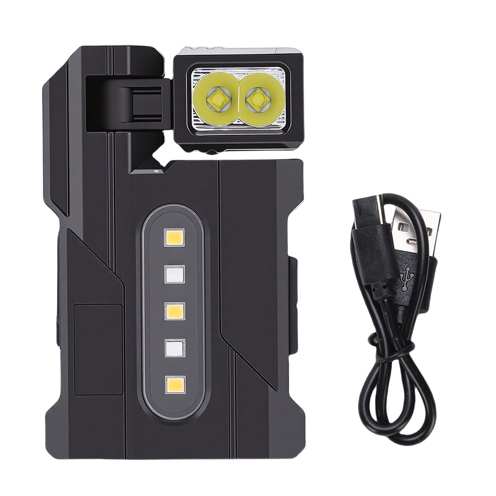 Rechargeable EDC Flashlight 1200mAh Portable Flat Pocket Flashlight Magnetic view 2