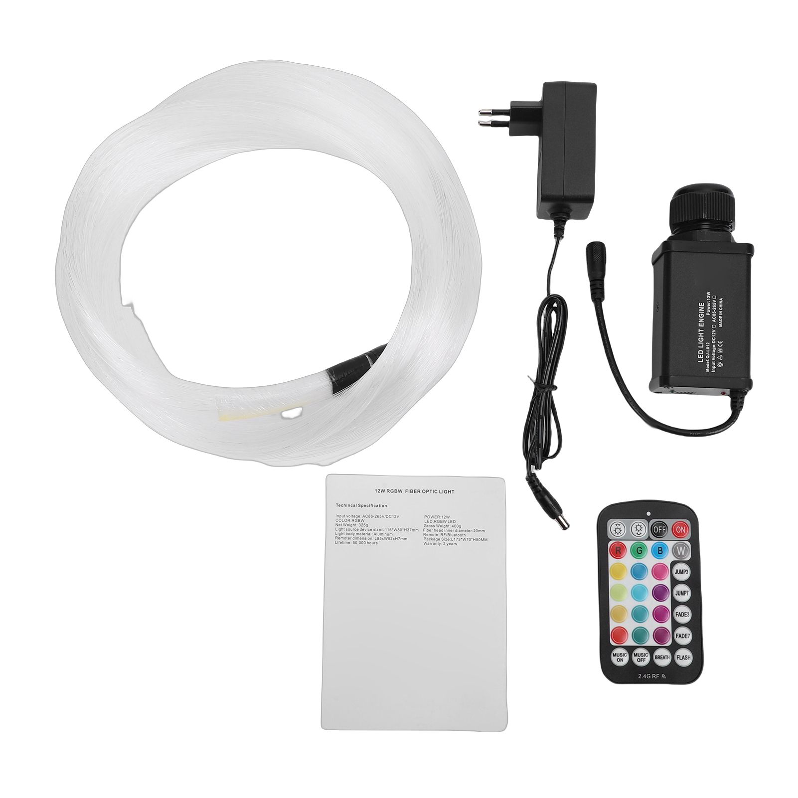 Fiber Optic Star Ceiling Light 12W Bluetooth App Control Sound Activated RGBW view 3