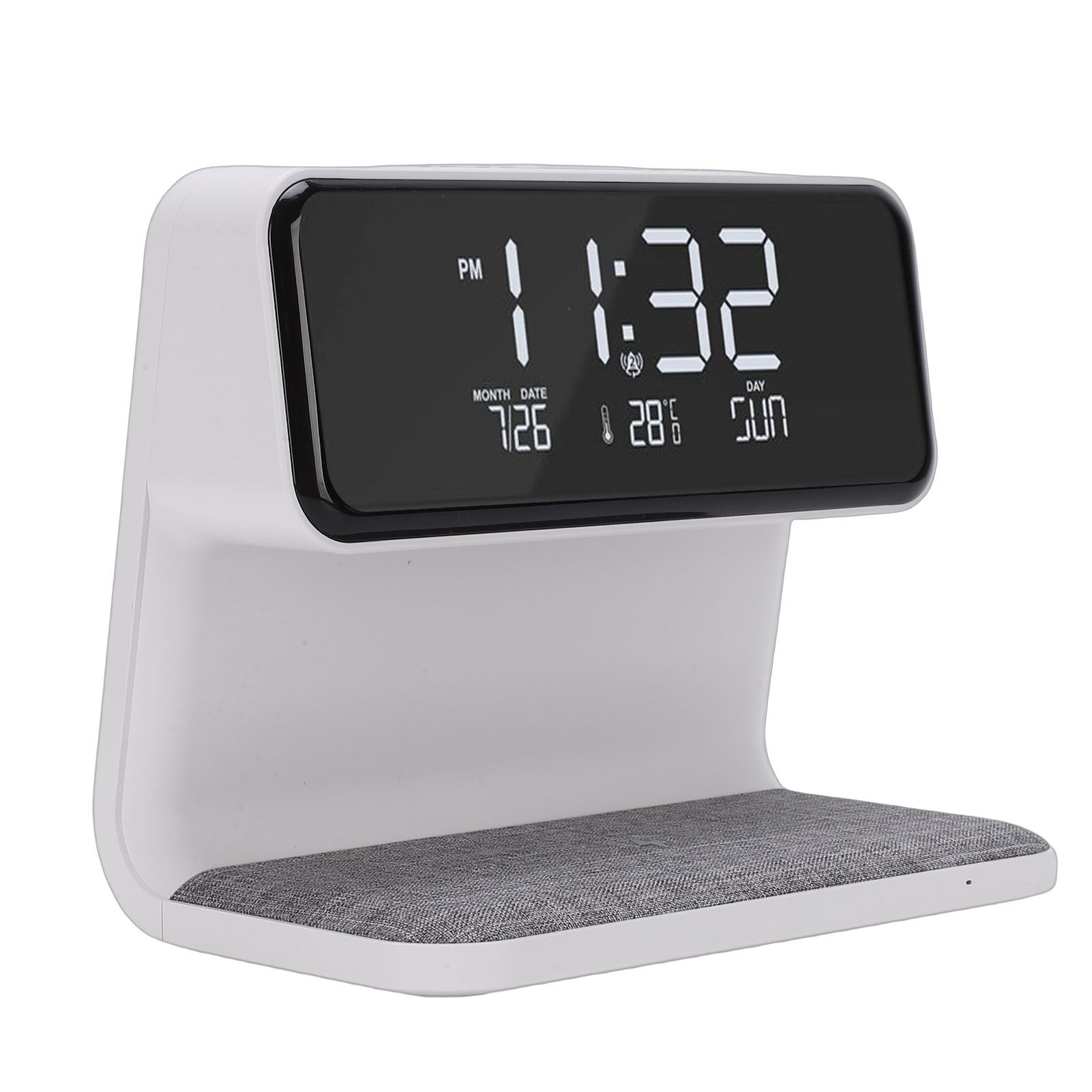 3 in 1 Wireless Charging Digital Alarm Clock with Night Light 15W Fast view 6