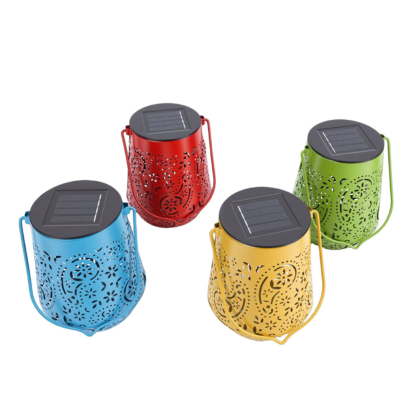 Solar Lanterns Outdoor Water Proof Garden Decor Hanging Solar Lights for view 8