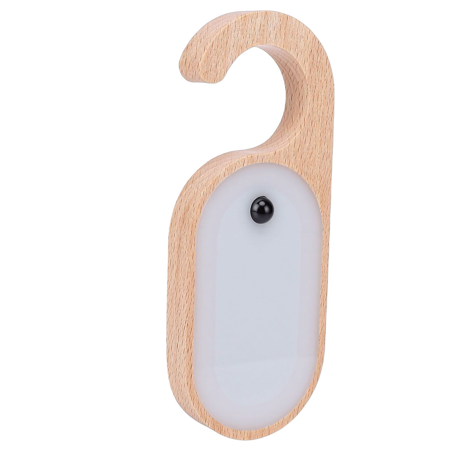 Door Knob Lamp Wood LED Rechargeable Motion Sensor Door Knob Message Board — image 1