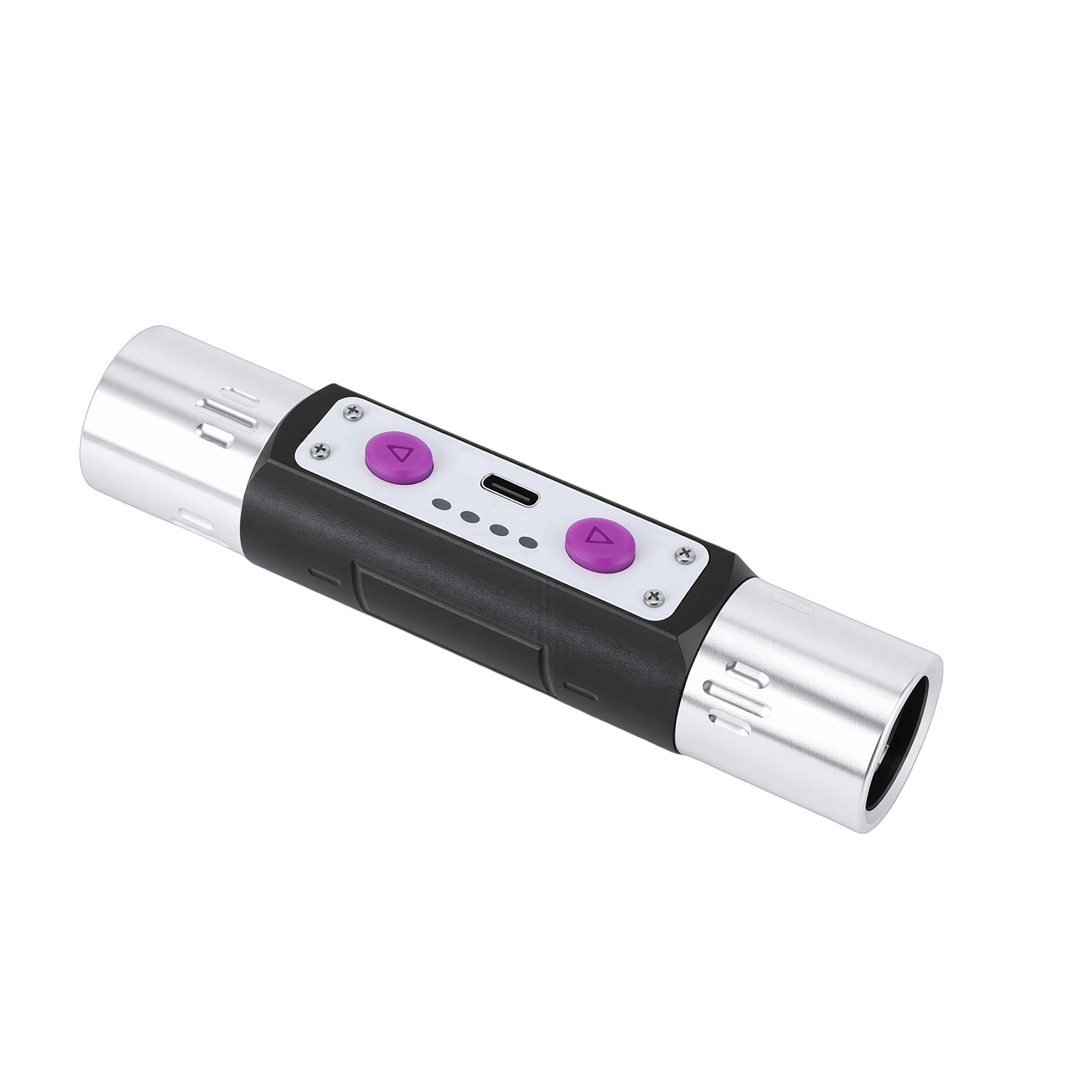 Violet Light Flashlight 3W Rechargeable 254nm 365nm 395nm Dual Head Torch view 4