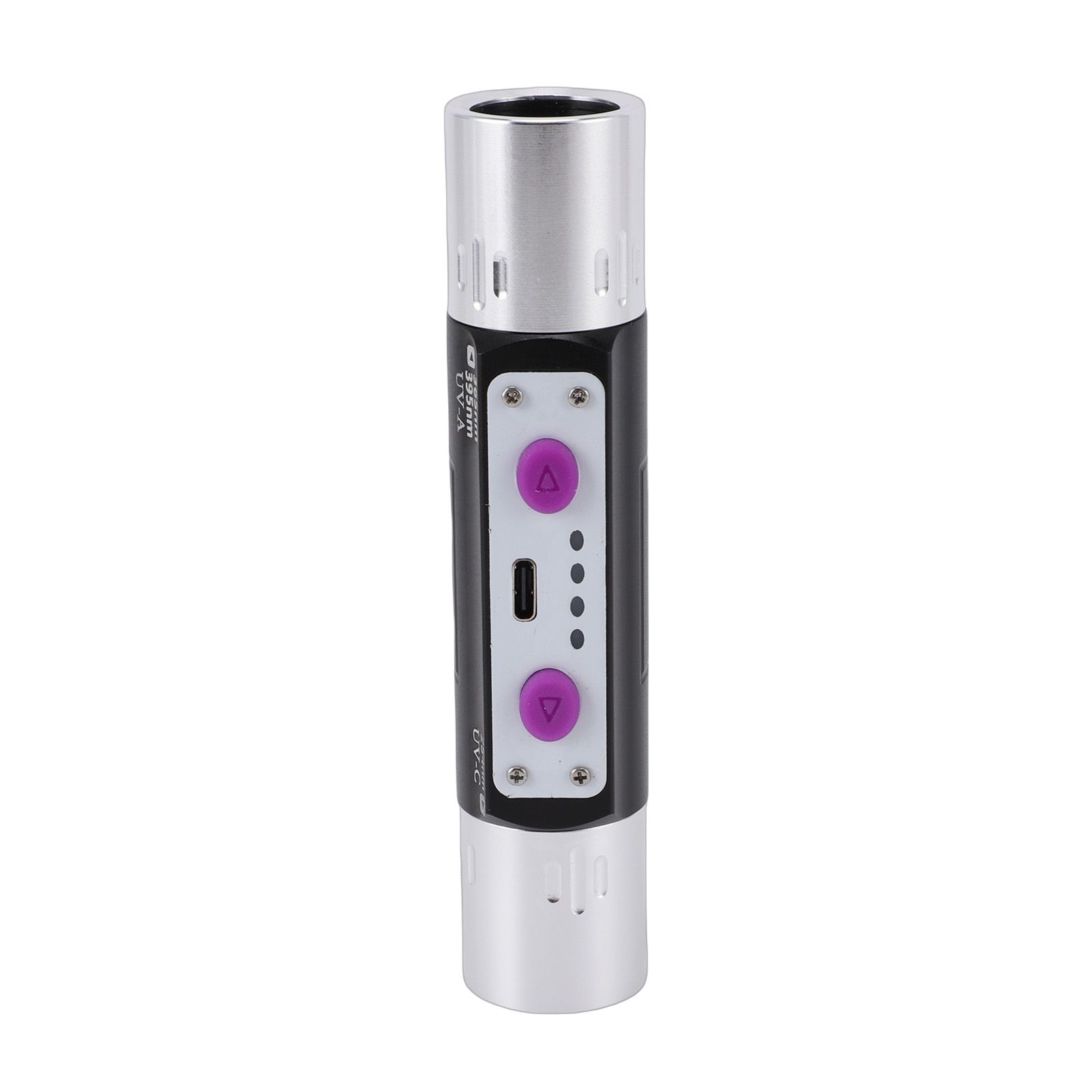 Violet Light Flashlight 3W Rechargeable 254nm 365nm 395nm Dual Head Torch view 7