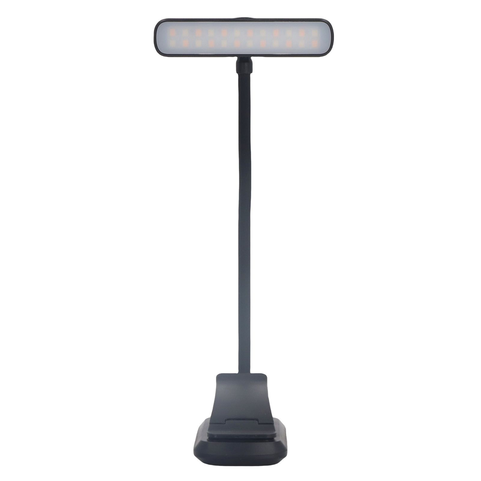 LED Rechargeable Book Light Silicone 3 Color Stepless Dimming Clip On Lamp view 8