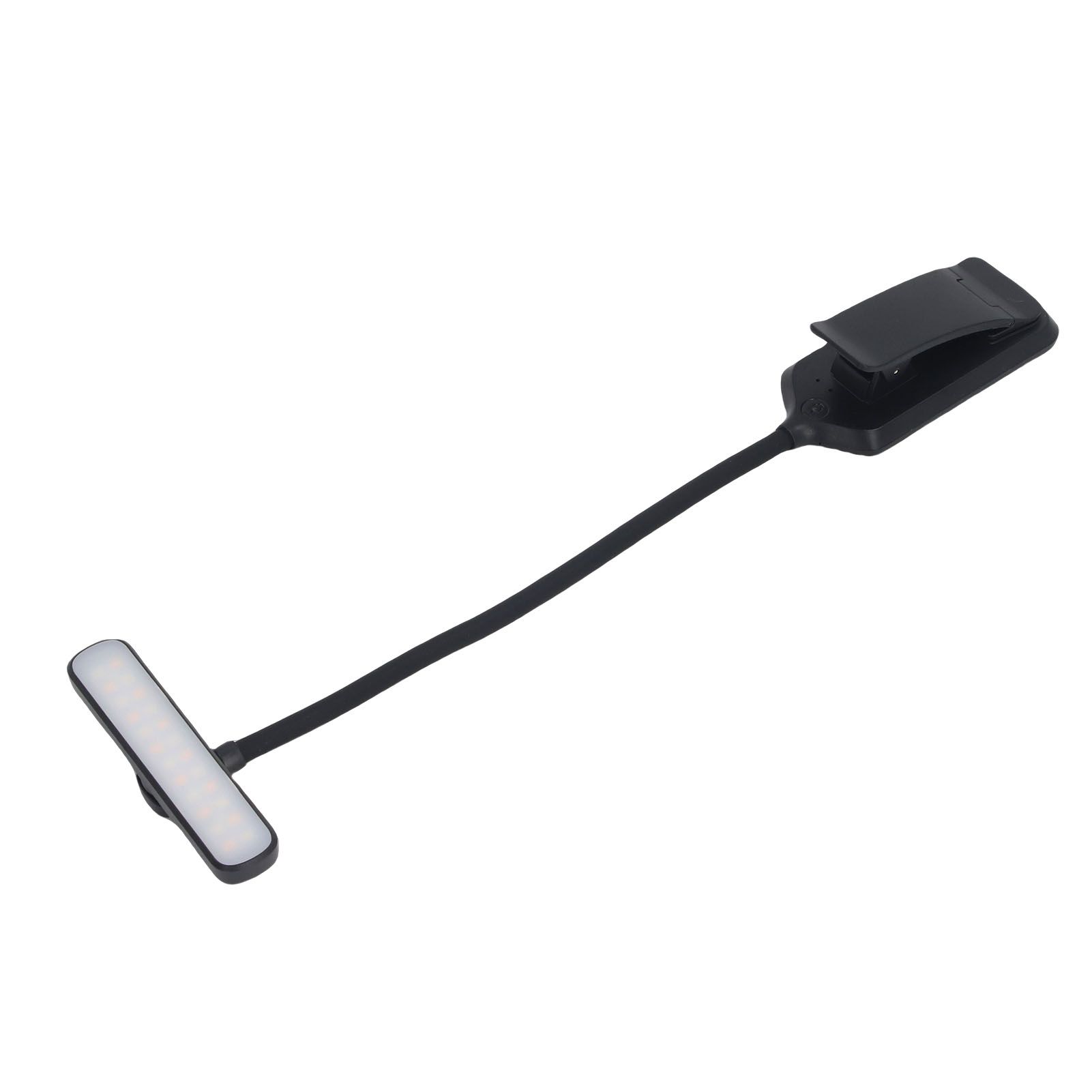 LED Rechargeable Book Light Silicone 3 Color Stepless Dimming Clip On Lamp view 9