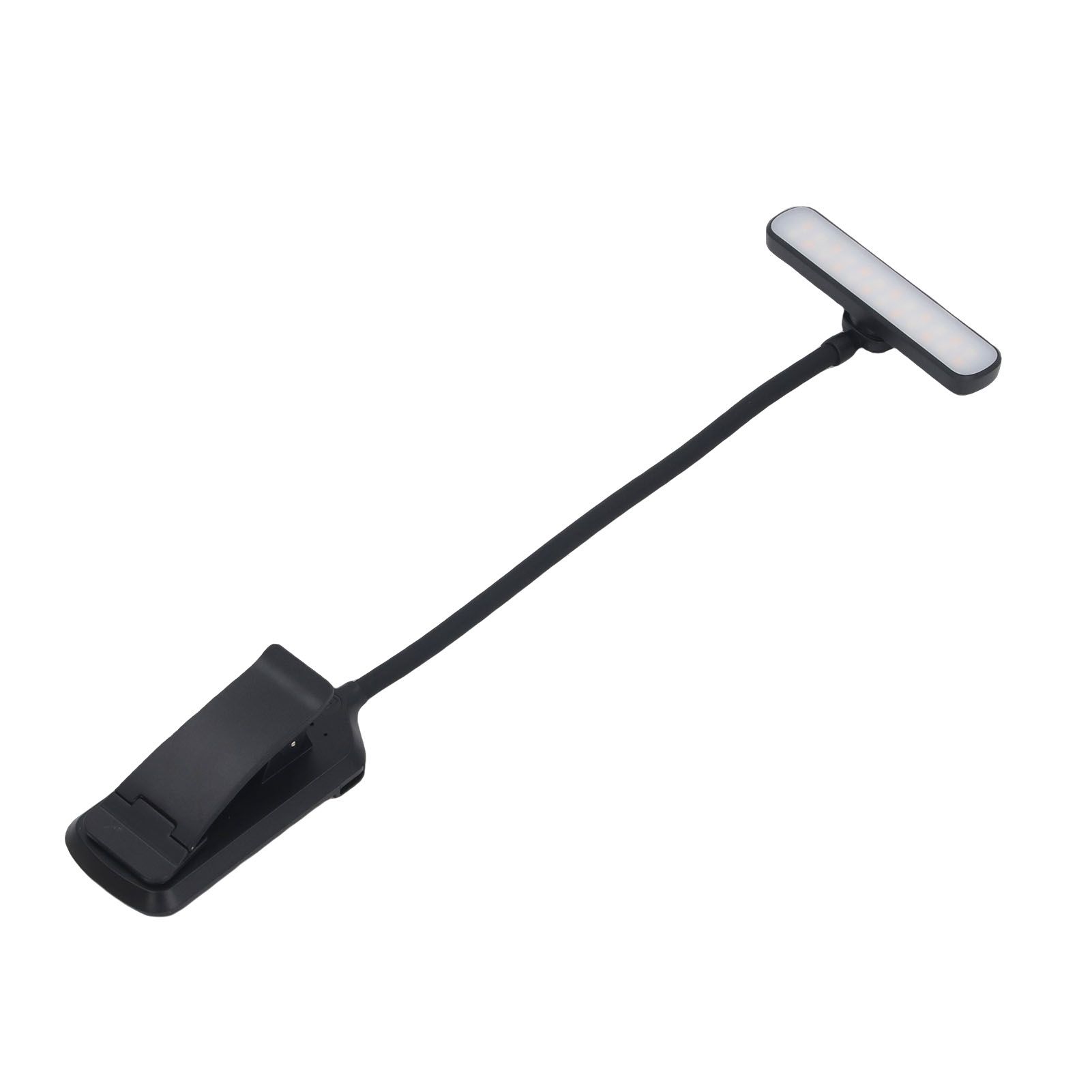 LED Rechargeable Book Light Silicone 3 Color Stepless Dimming Clip On Lamp view 10