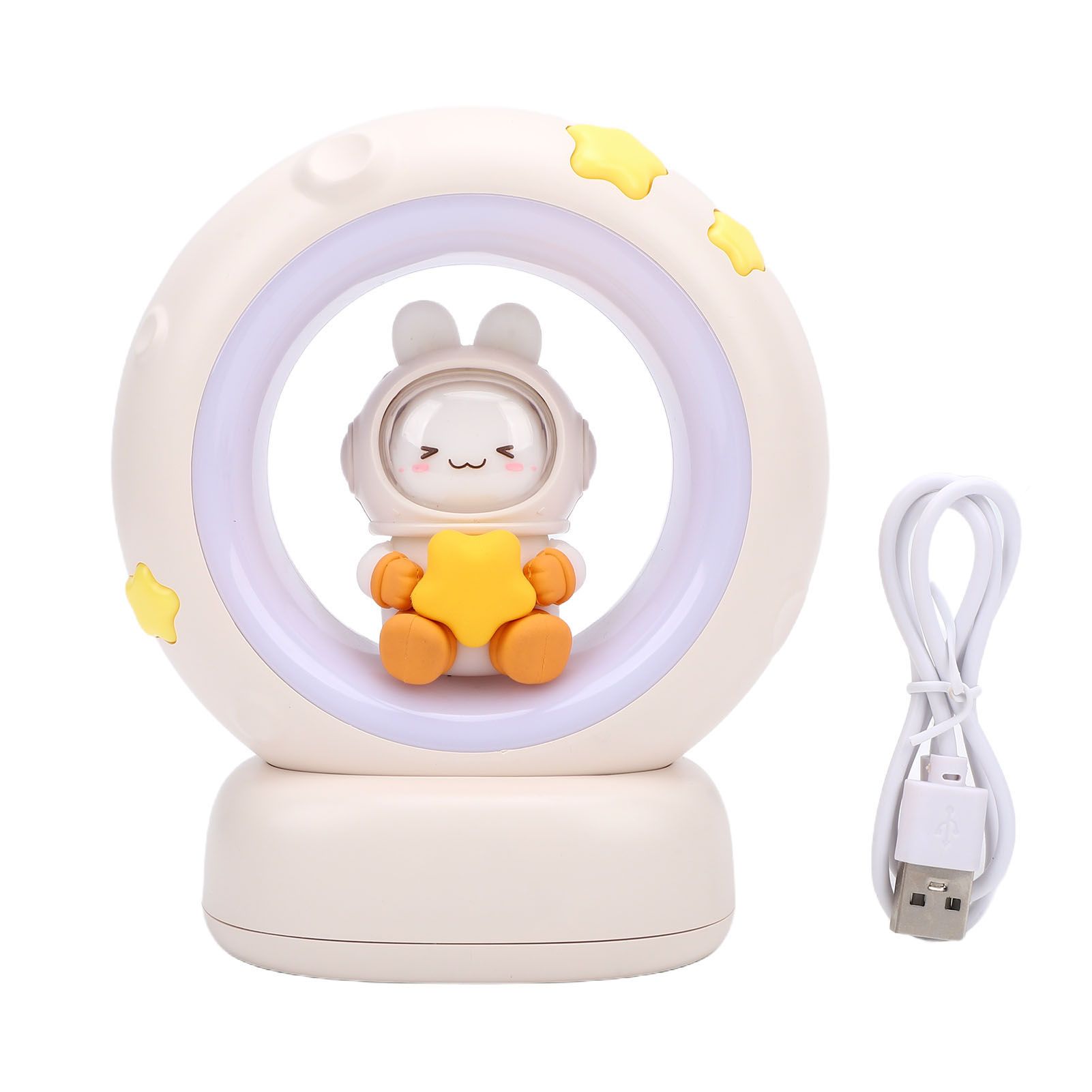 Table Lamp Rechargeable Nursery Nightlight Bedside Lamp Colorful Lighting Moon view 3