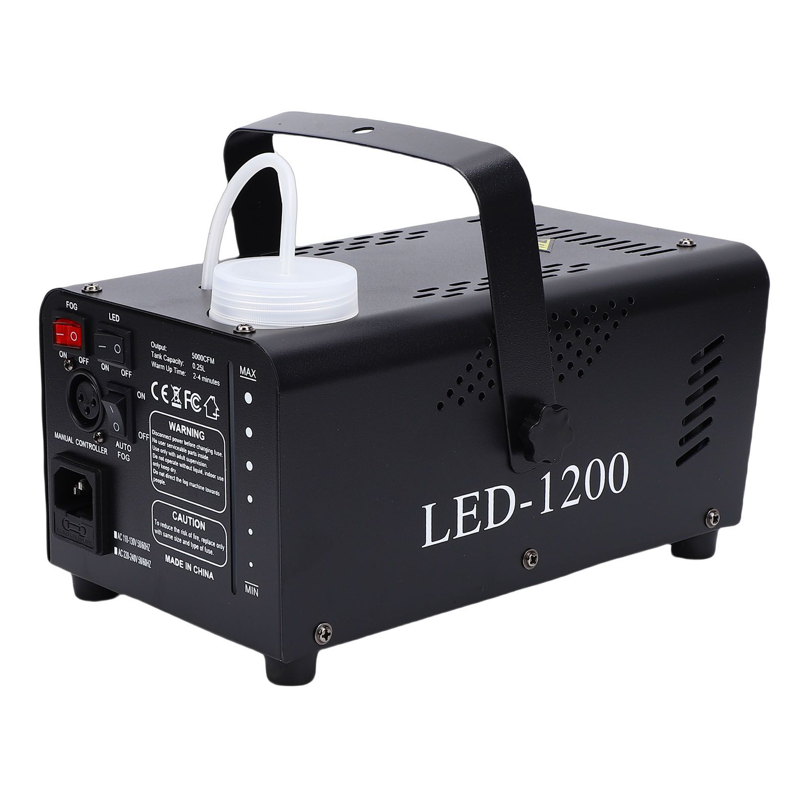 Fog Machine 24 Colorful LED Lights Effect 500W 2000CFM Smoke with Wireless view 10