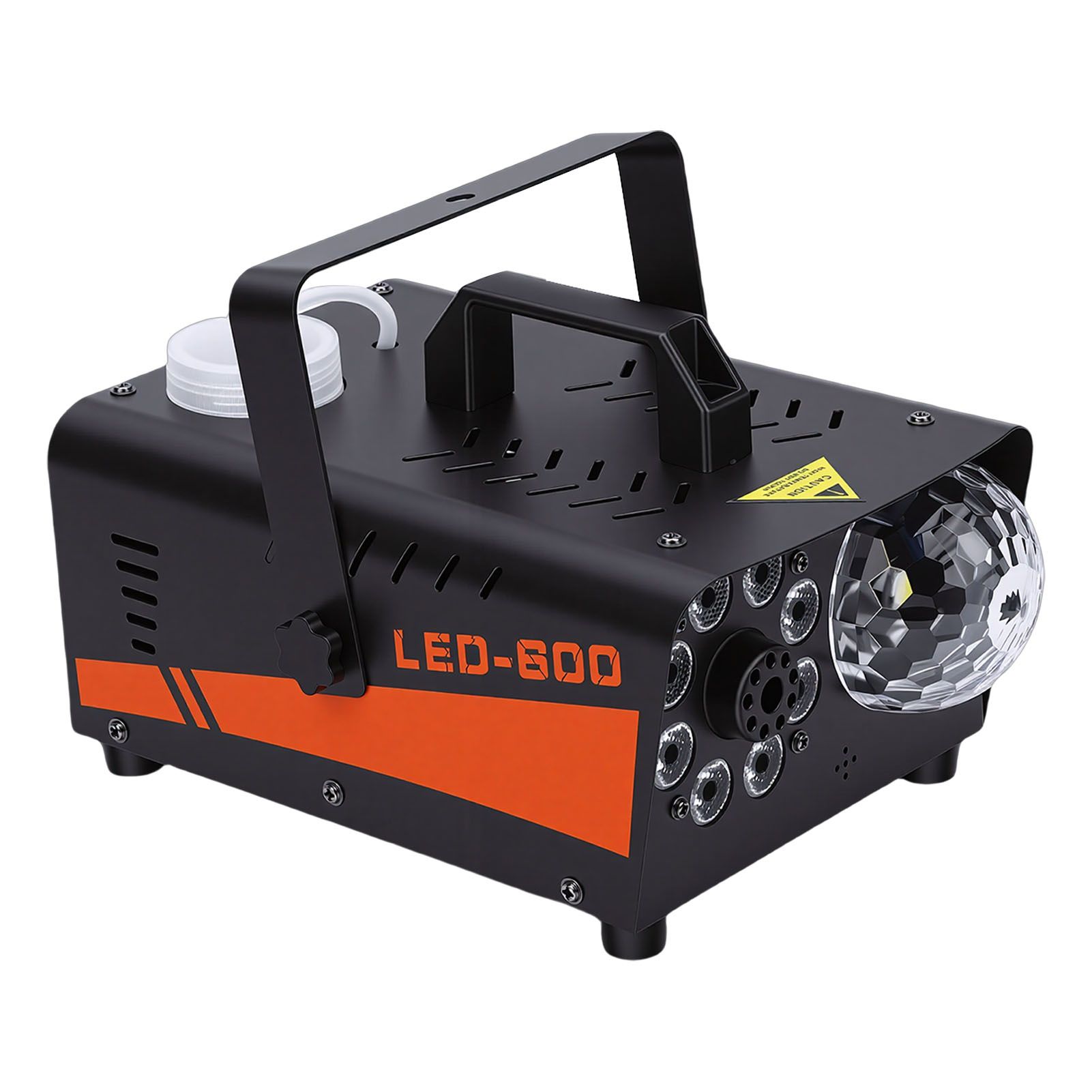 600W Fog Machine with Disco Ball LED Lights Auto Spray Wireless Remote Control view 4