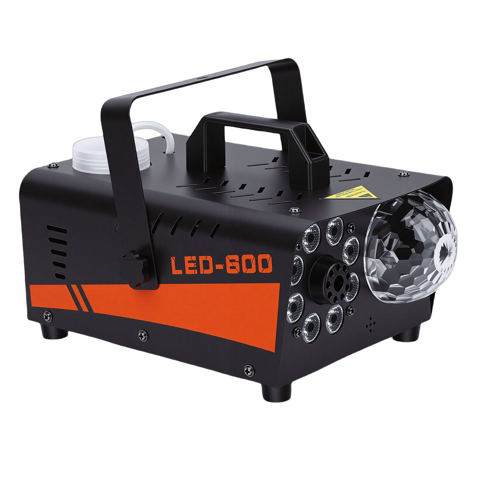 600W Fog Machine with Disco Ball LED Lights Auto Spray Wireless Remote Control view 8