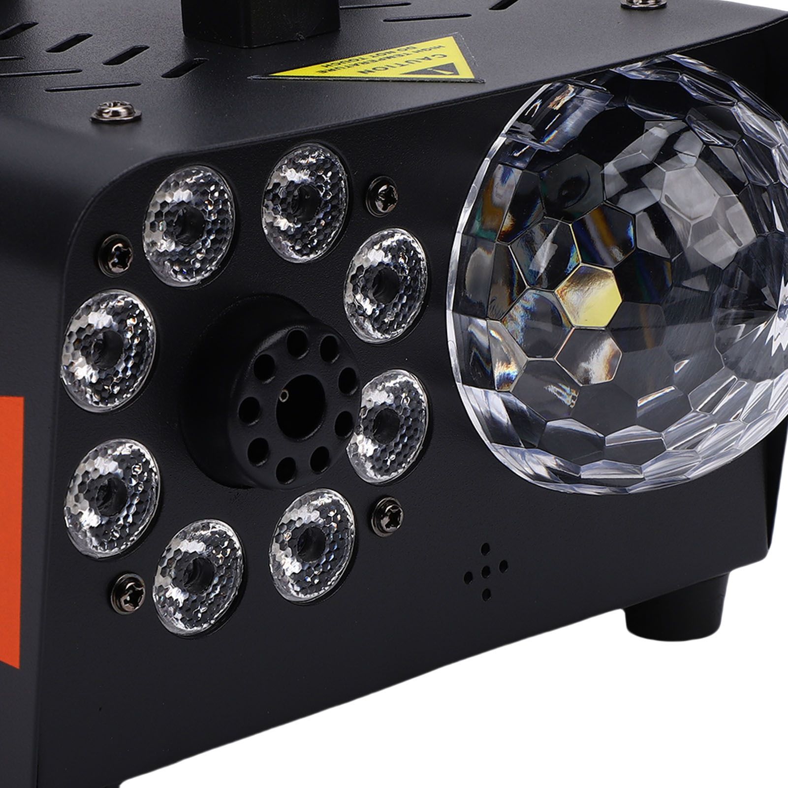 600W Fog Machine with Disco Ball LED Lights Auto Spray Wireless Remote Control view 2