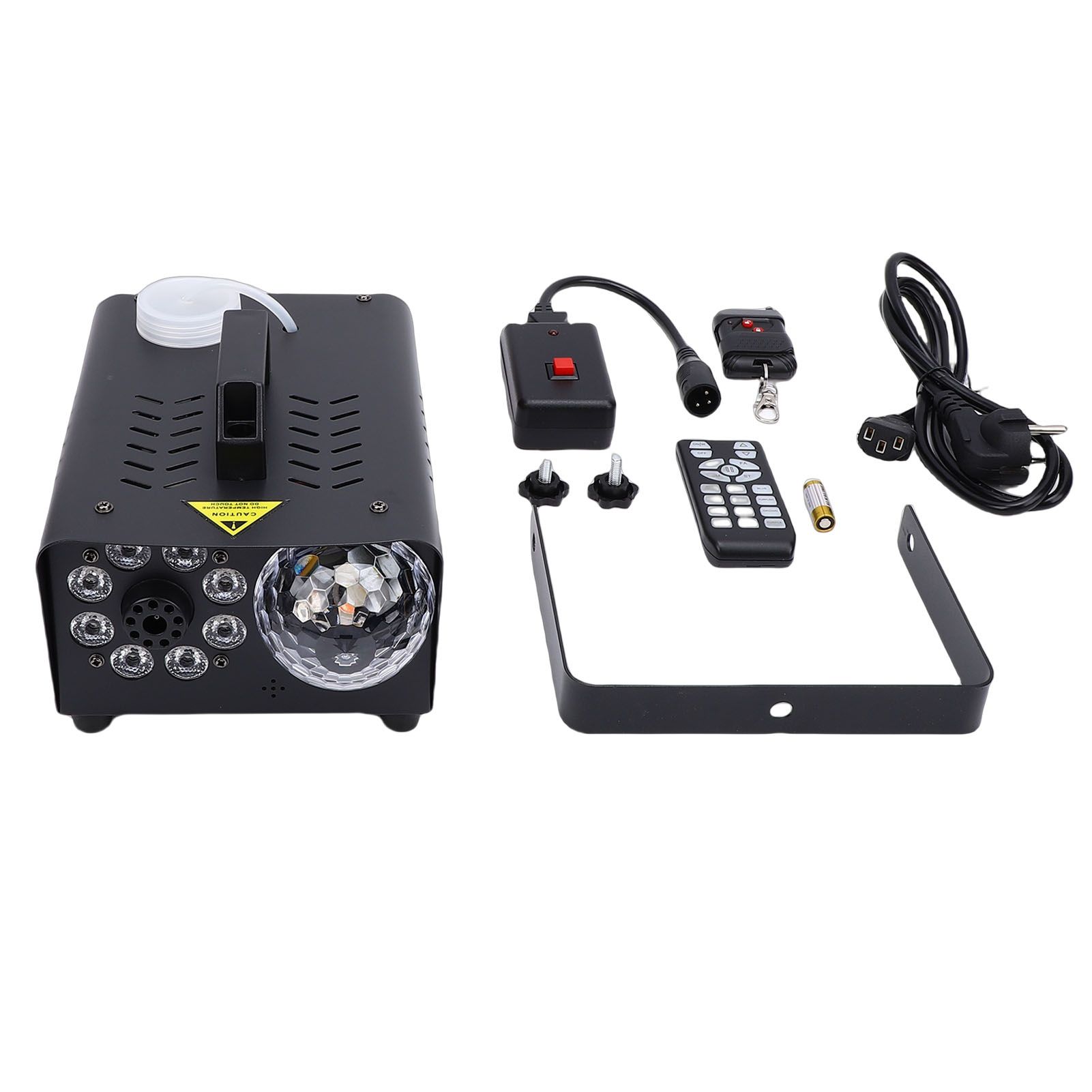 600W Fog Machine with Disco Ball LED Lights Auto Spray Wireless Remote Control view 3