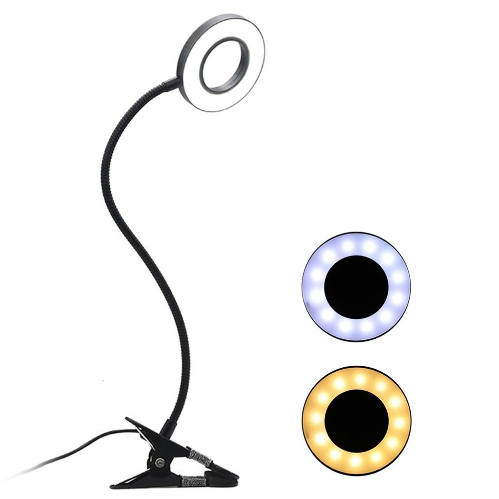 Clip-on Desk Lamp USB Table Lamp Eye Protection LED Light Bendable Flexible view 3