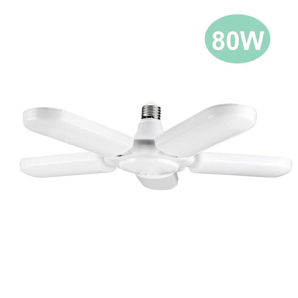 AC 85-265V Foldable LED Light Deformable Garage Light LED Ceiling Lights Fan view 2