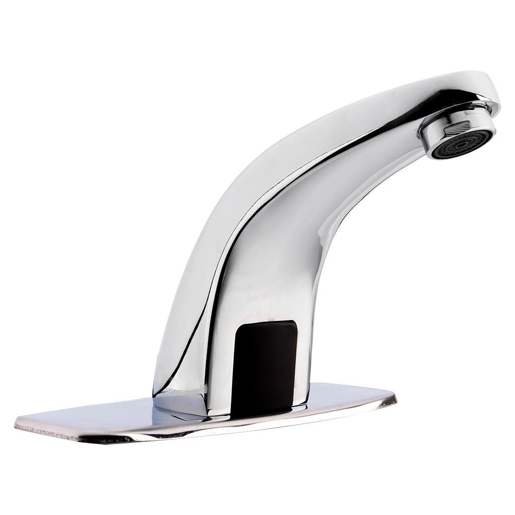 Luxury Hands Free Sensor Basin Faucet Infrared Touchless Sink Taps w/ Cable