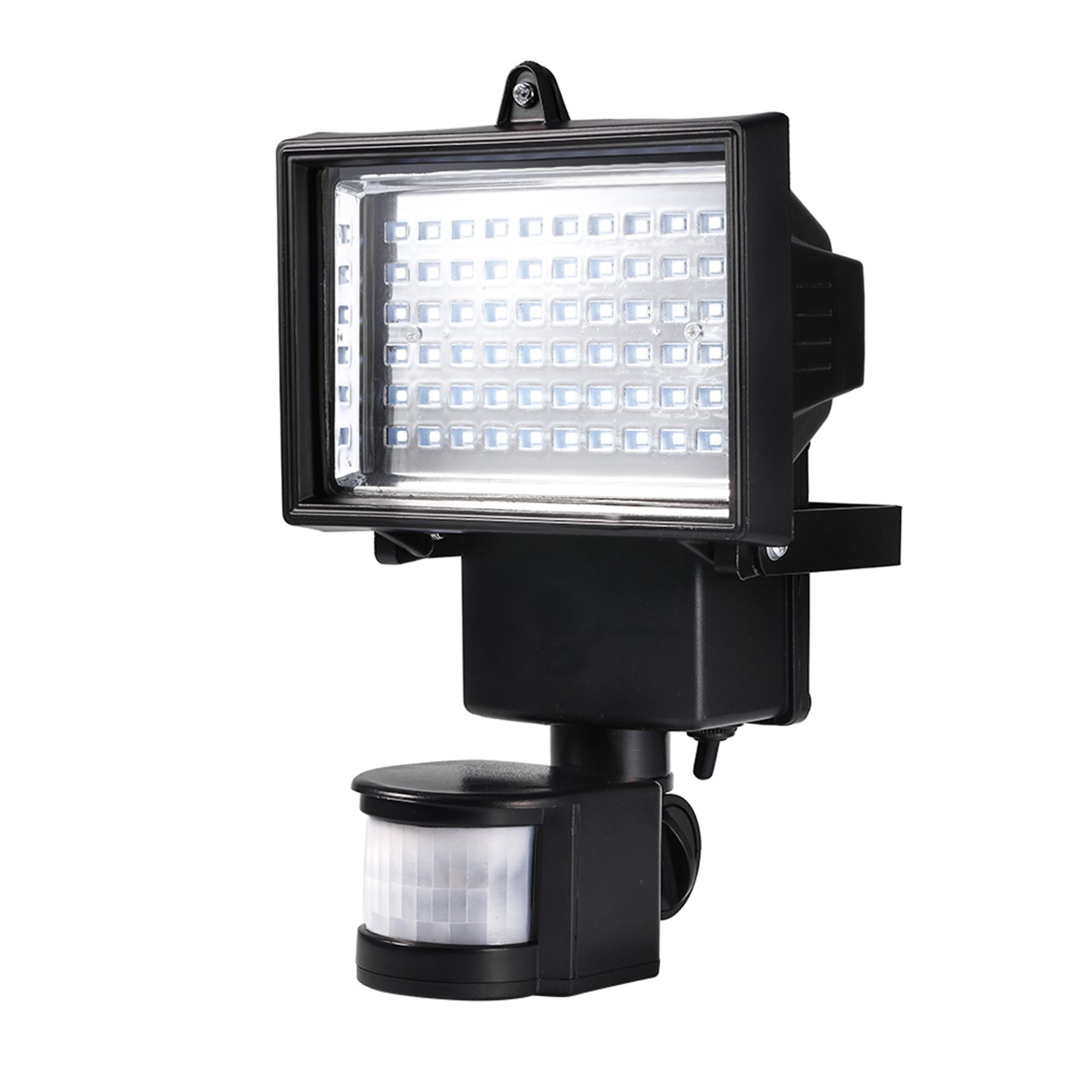 60 LED Motion Sensor Light Solar Powered Outdoor Garden Security Wall view 8