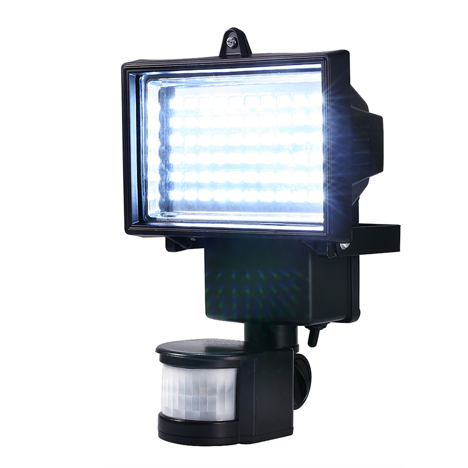 60 LED Motion Sensor Light Solar Powered Outdoor Garden Security Wall view 9