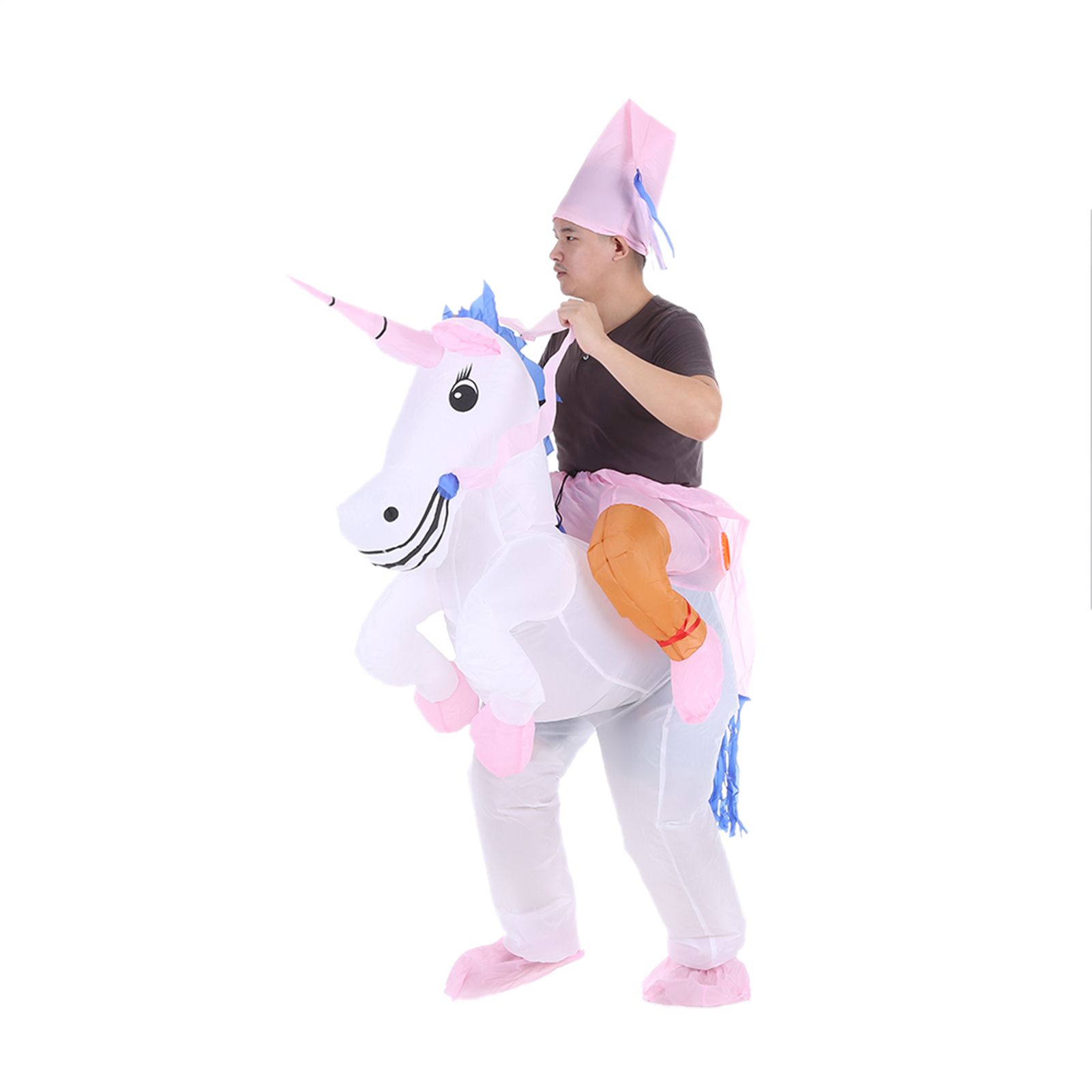 Anself Cute Adult Inflatable Costume Suit Blow Up Fancy Dress Party Halloween