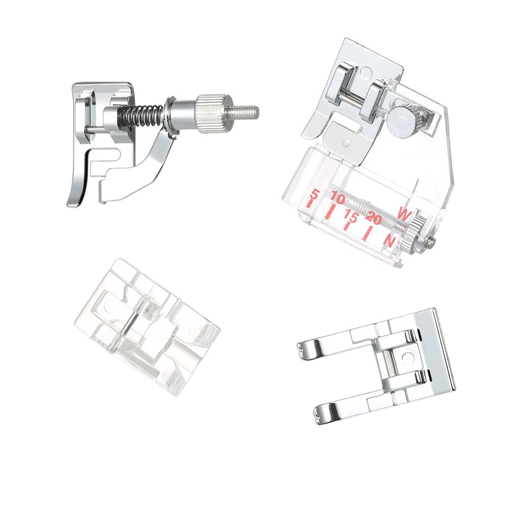 52pcs Professional Sewing Machine Presser Feet Kit Compatible Set for Low