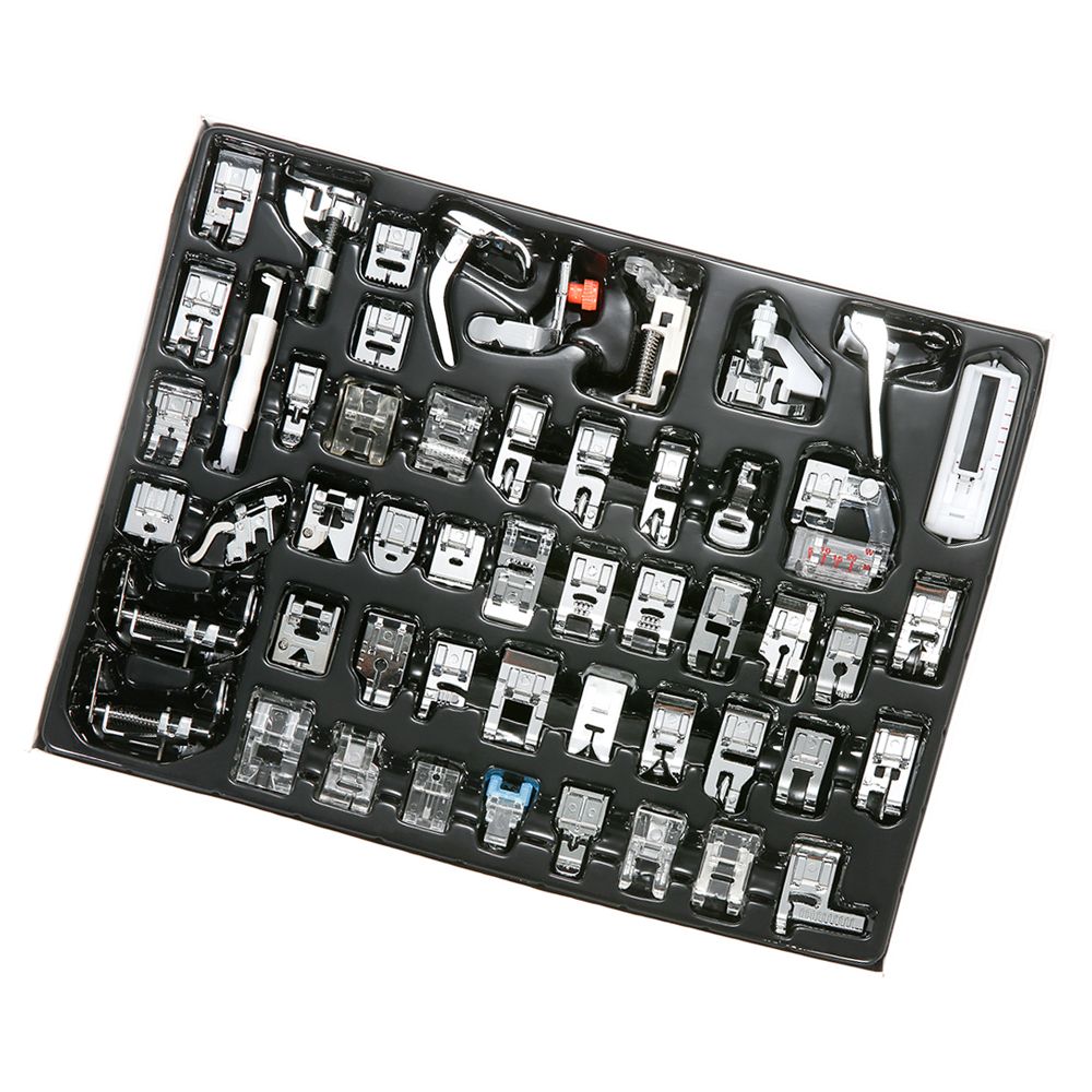 52pcs Professional Sewing Machine Presser Feet Kit Compatible Set for Low view 3