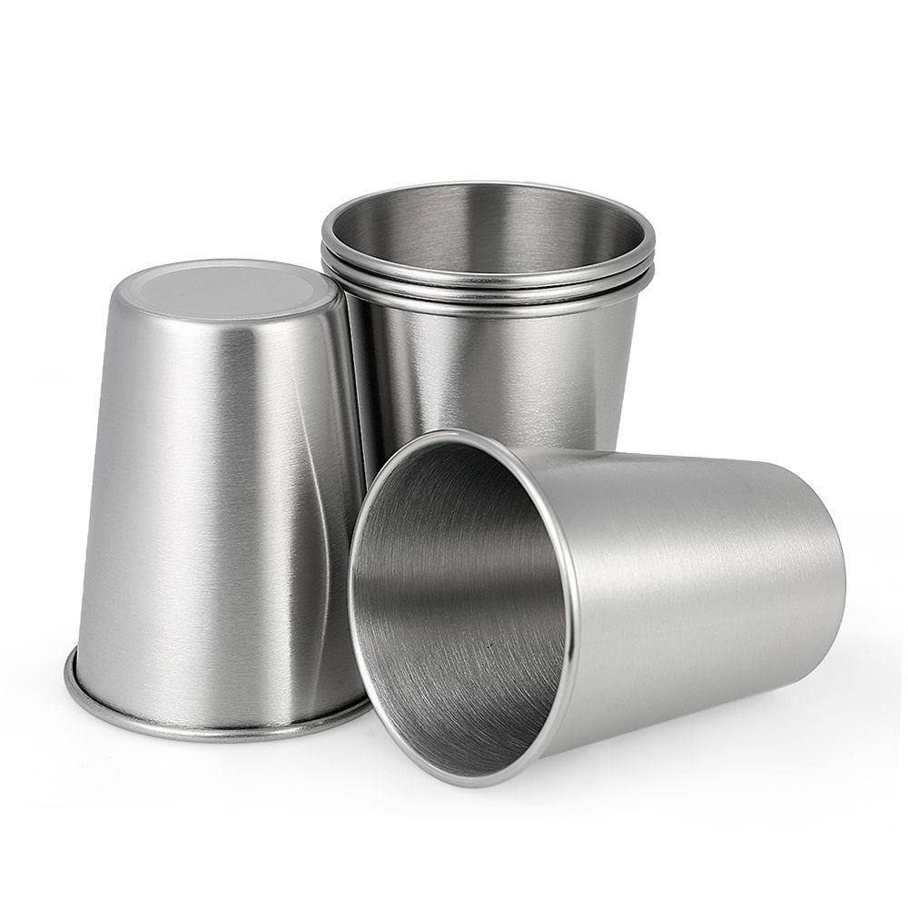 5pcs/set Good Quality 304 Stainless Steel Beer Cup Wine Cup Unbreakable Kid's view 2