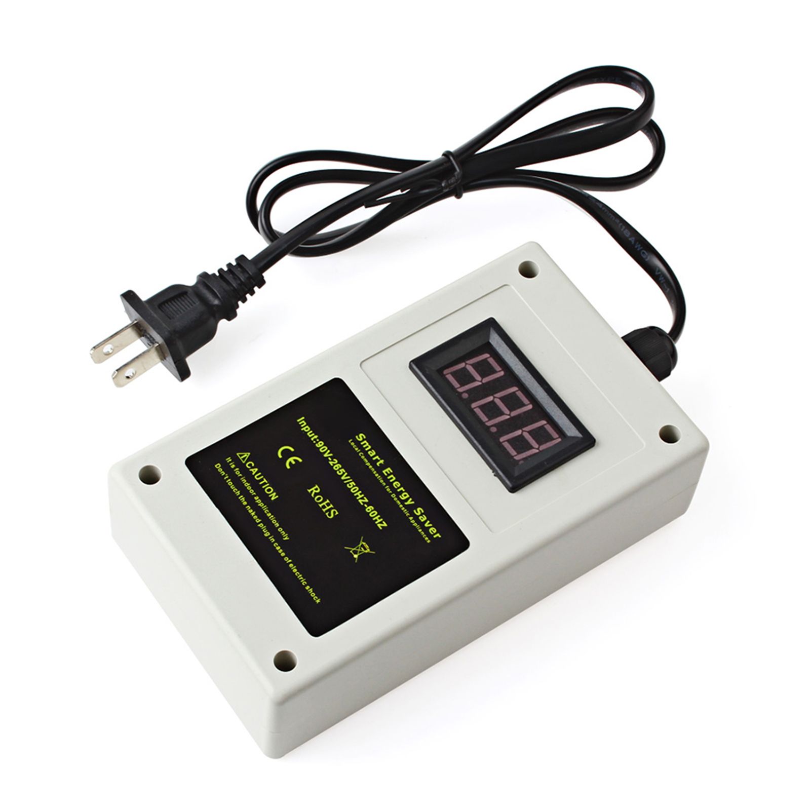 Household Energy Saving Appliances White Intelligent Power Saver Box Smart LED view 2