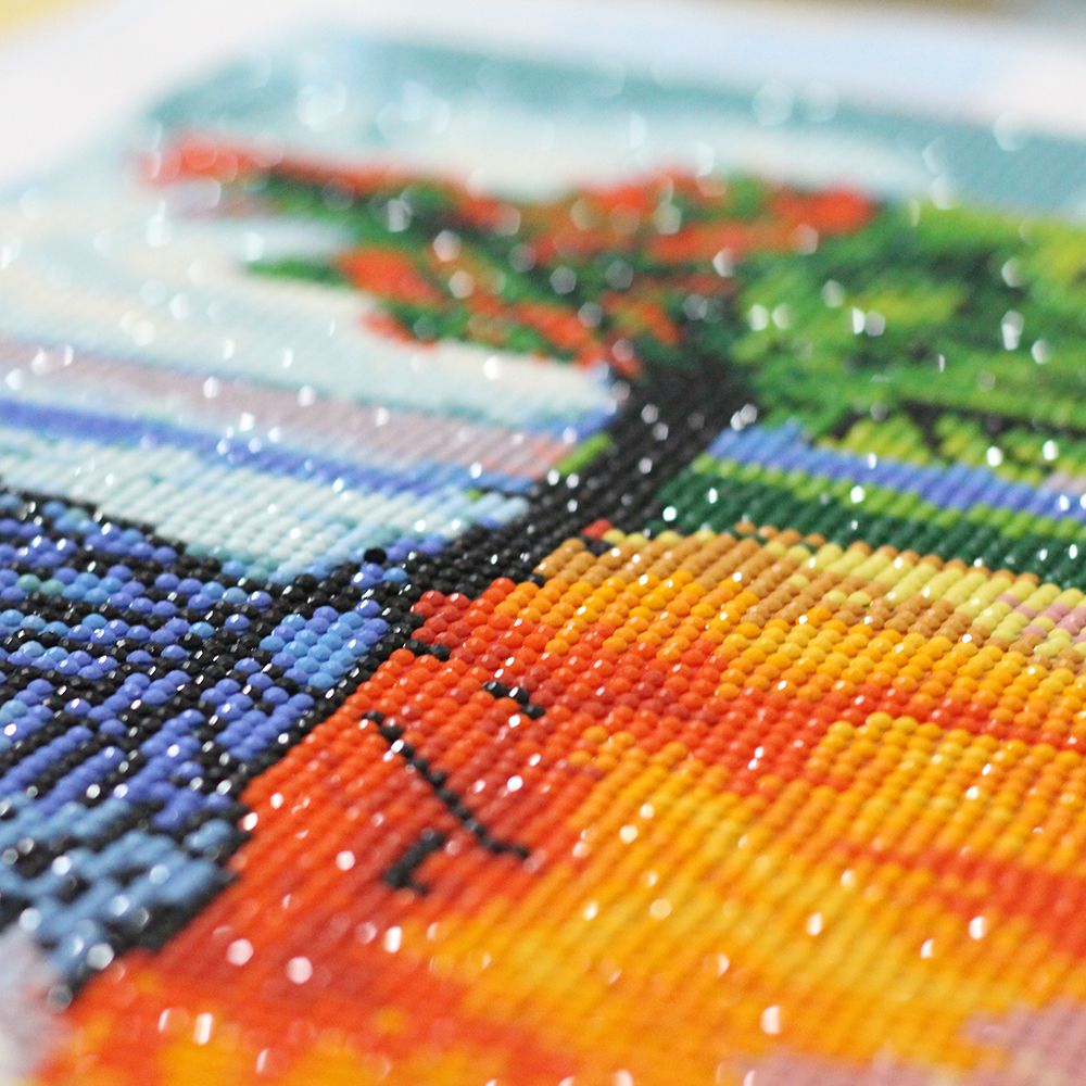 10 * 10 inches/25 * 25cm DIY 5D Diamond Painting Kit Butterfly Resin