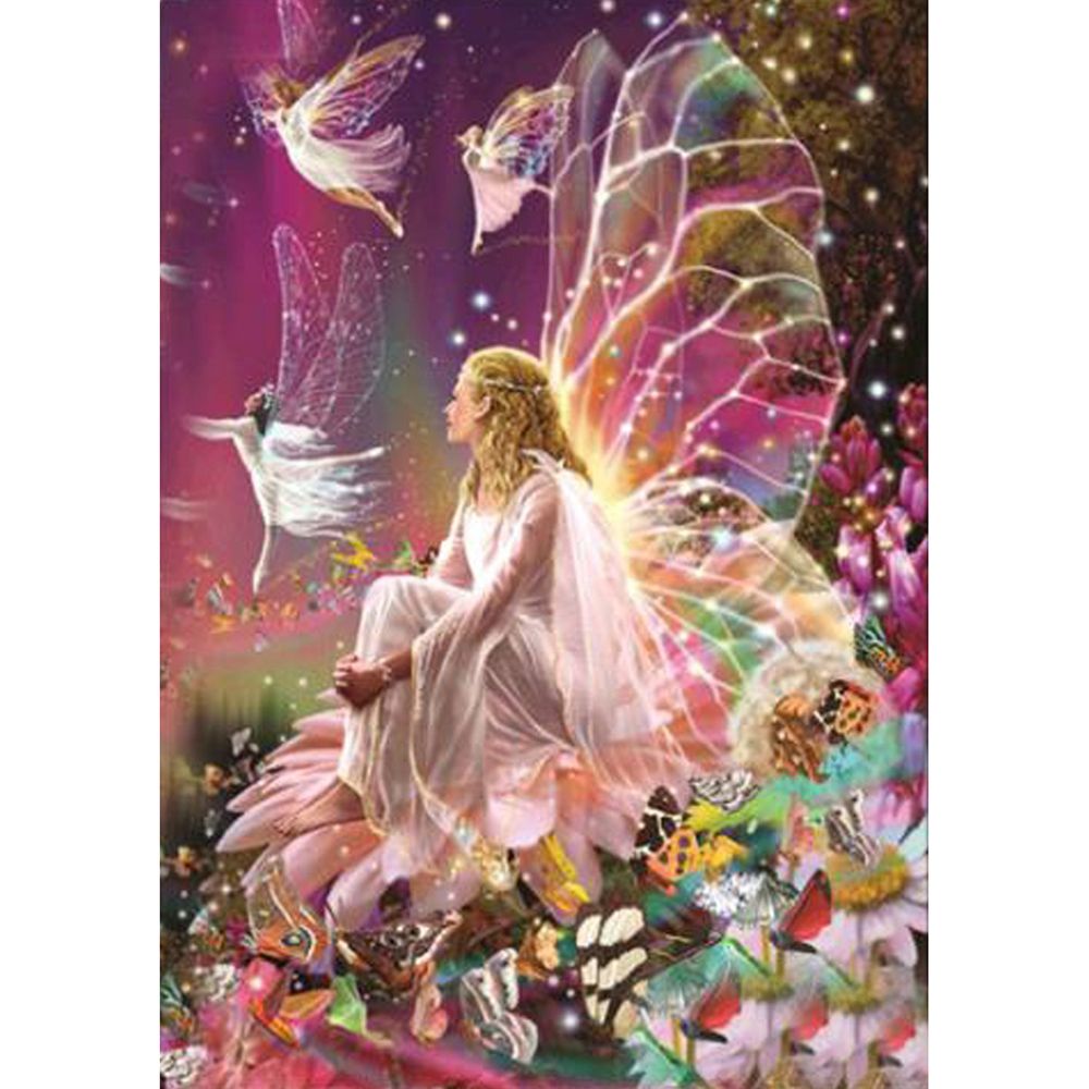 12 * 16 inches/30 * 40cm DIY 5D Diamond Painting Kit Fairy Resin Rhinestone view 3