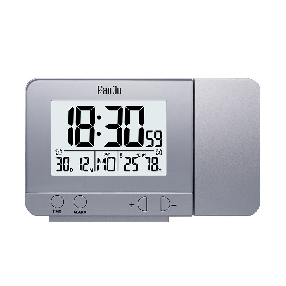 FanJu Projection Alarm Clock Rotatable Digital Projection Clock view 2