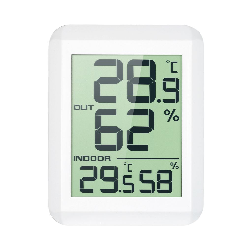 Wireless Mini LCD Digital Thermometer Hygrometer Indoor Outdoor °C/°F