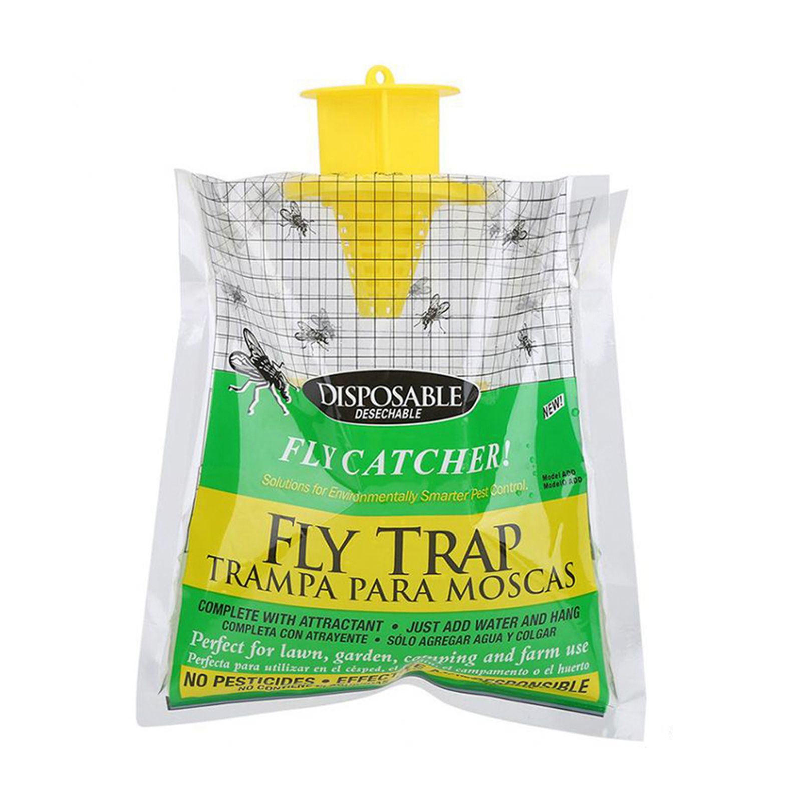 Disposable Fly Trap Catcher Practical Effective Pest Control Insect Trap view 3