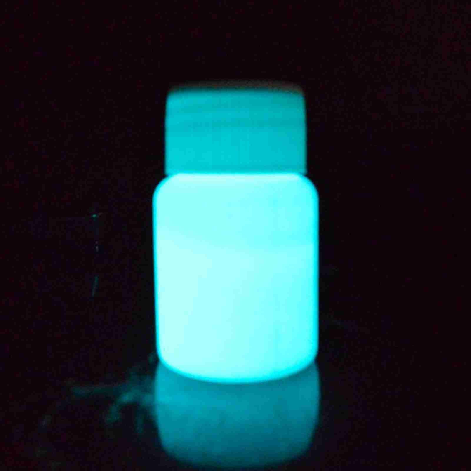 20g Glow in the Dark Fluorescent Colorful Acrylic Luminous Paint Bright view 3